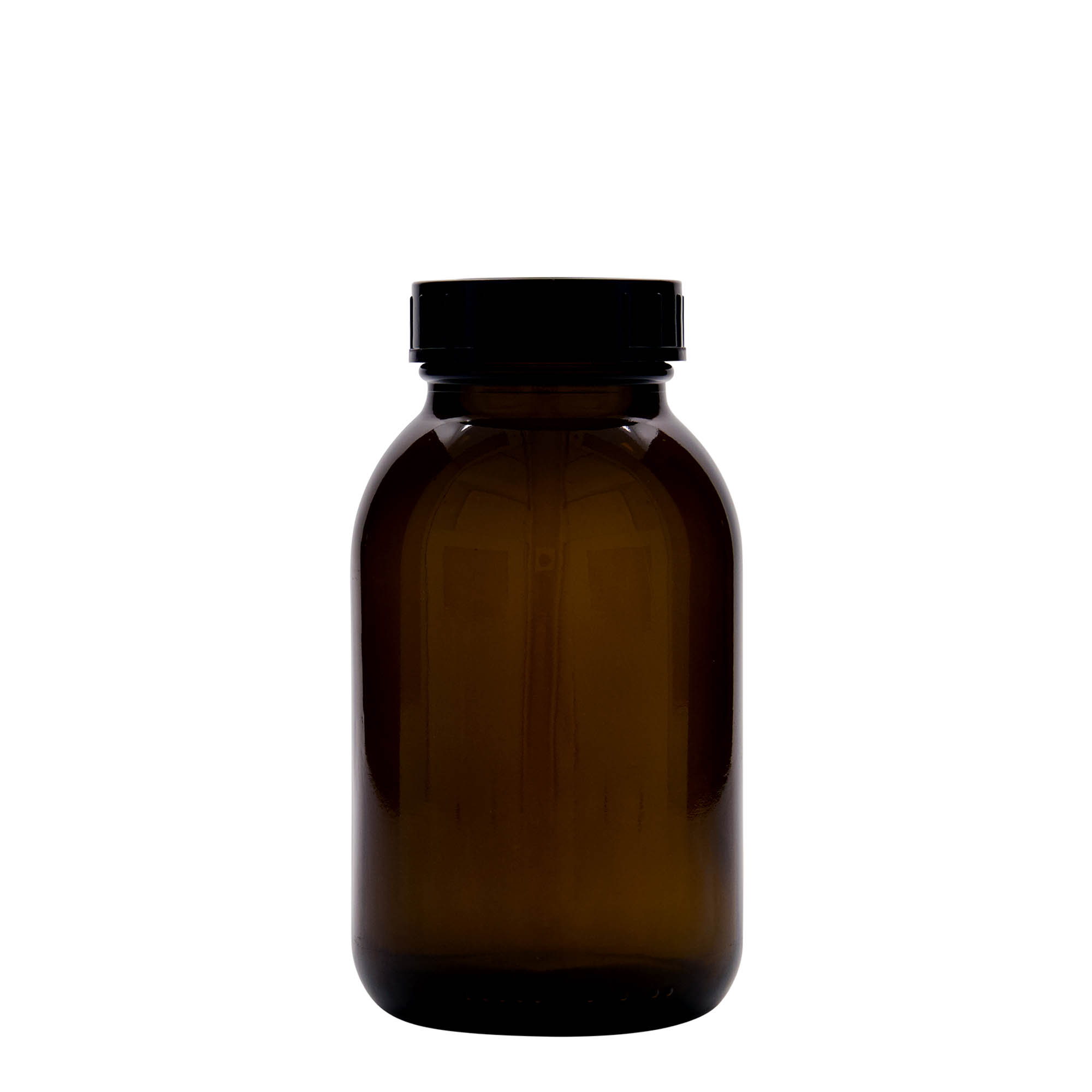 500 ml széles szájú üveg, barna, nyílás: DIN 55 500 ml széles szájú üveg, barna, nyílás: DIN 55