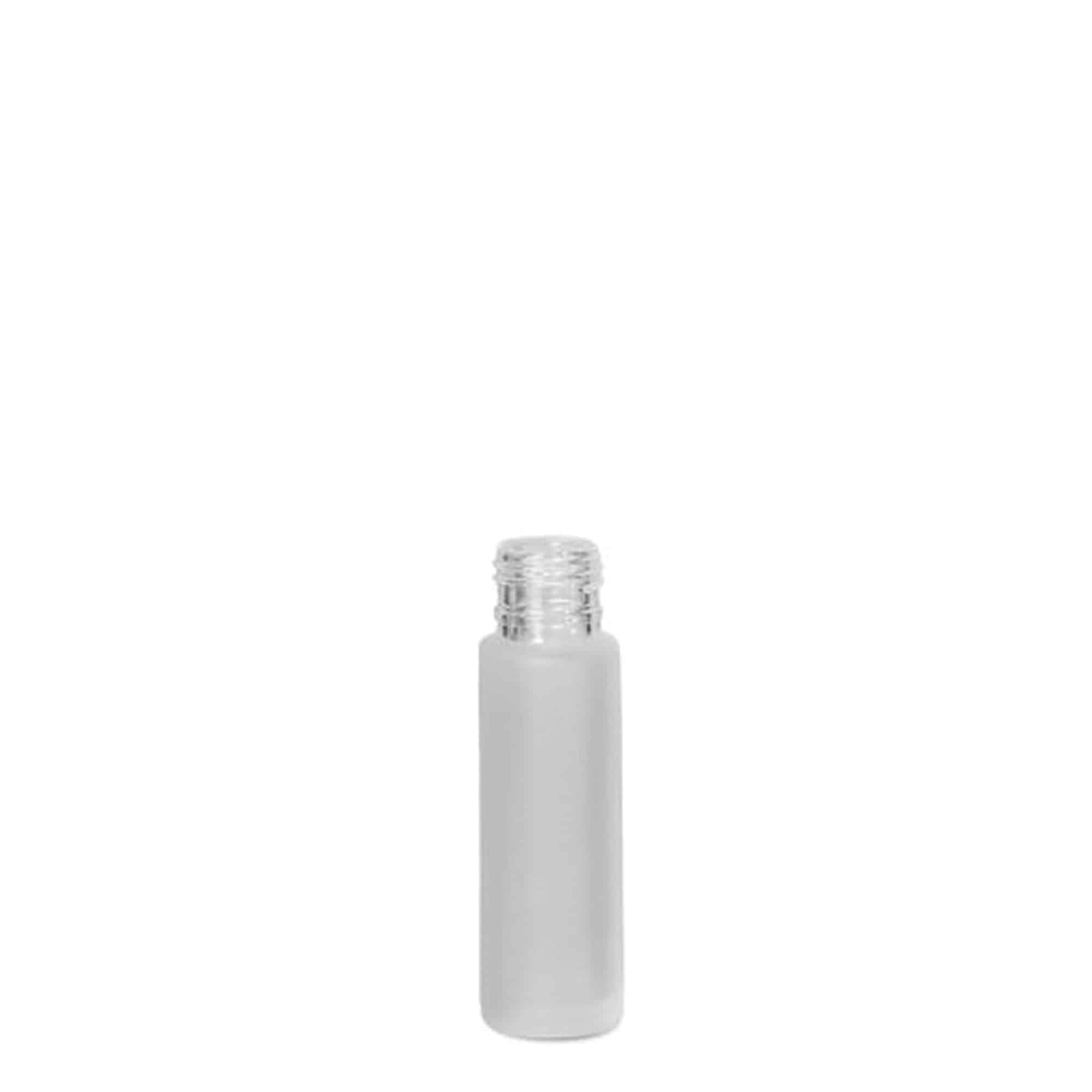 10 ml roll-on üveg, üveg, jéghatású, nyílás: csavarzár