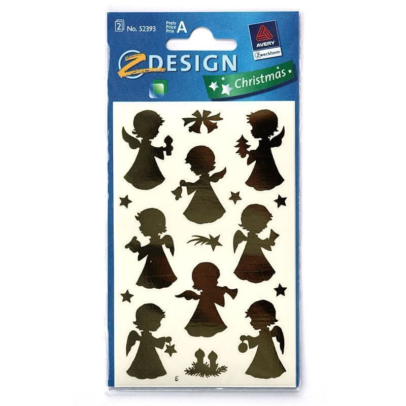 Zweckform matrica 'Angyal', papír, arany