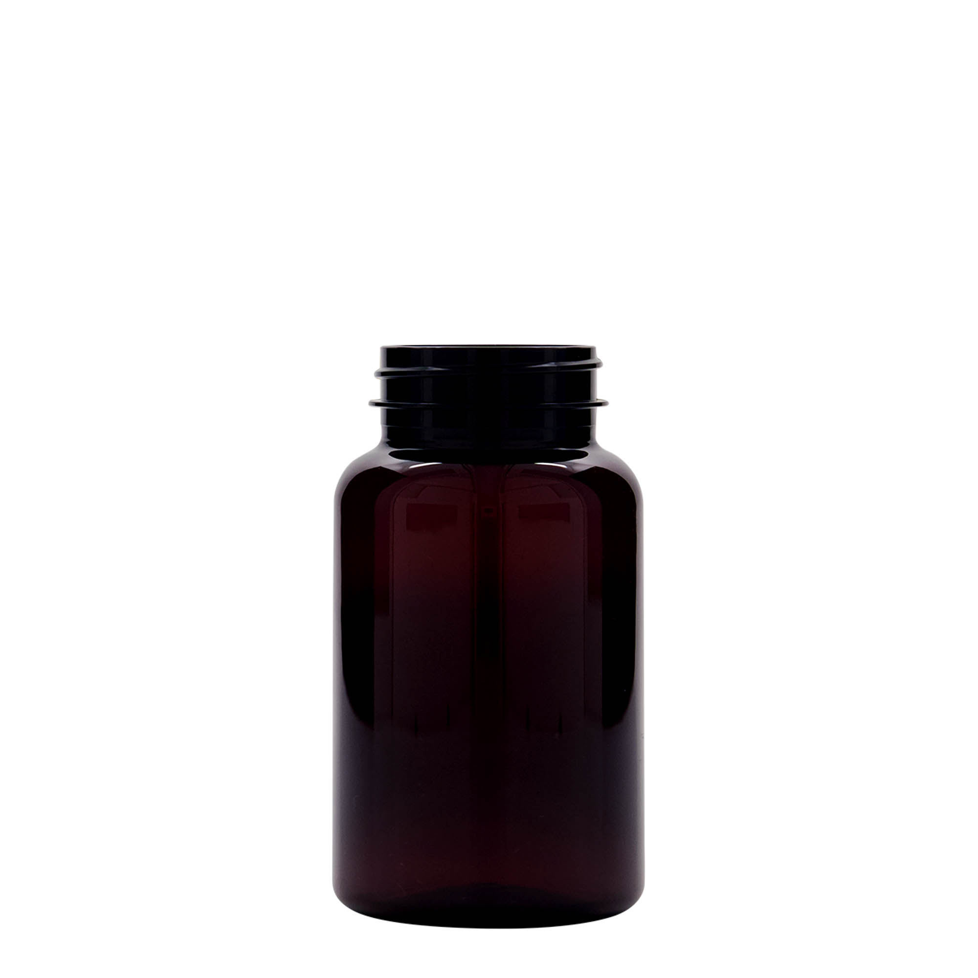 200 ml PET-palack, műanyag, barna, nyakméret: 45/400