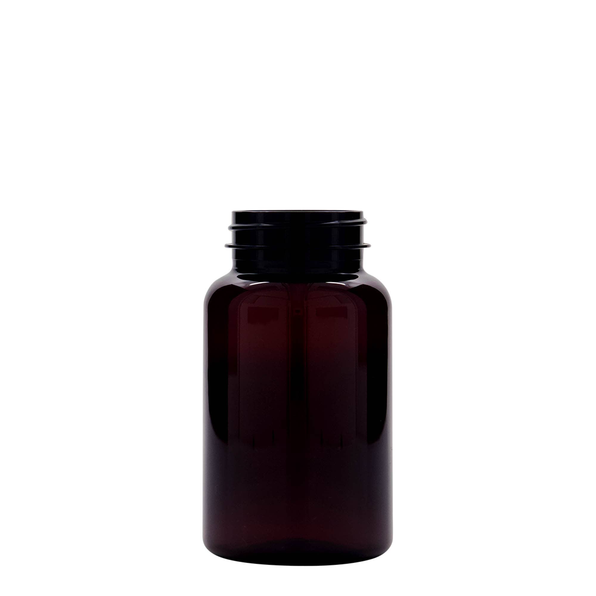 200 ml PET-palack, műanyag, barna, nyakméret: 45/400