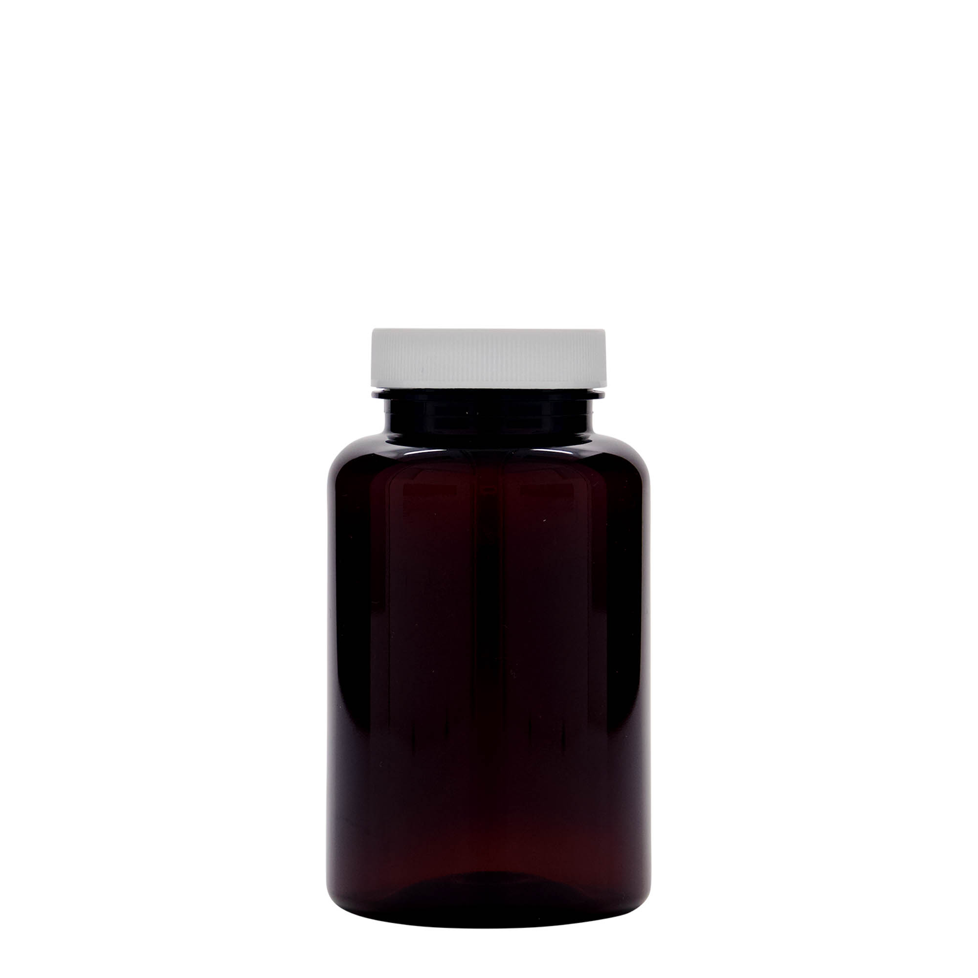 250 ml PET-palack, műanyag, barna, nyakméret: 45/400