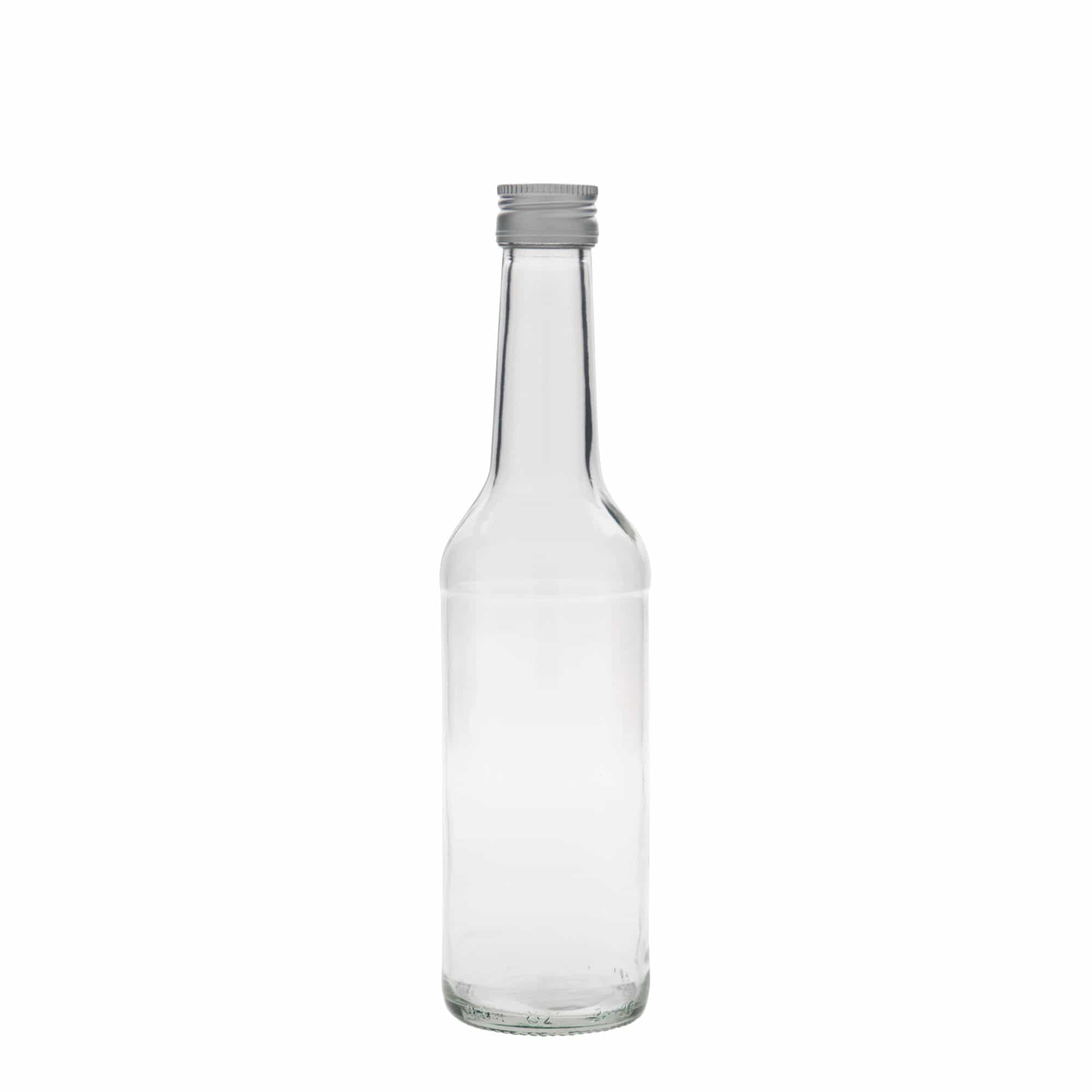 350 ml üvegpalack egyenes nyakkal, nyílás: PP 28