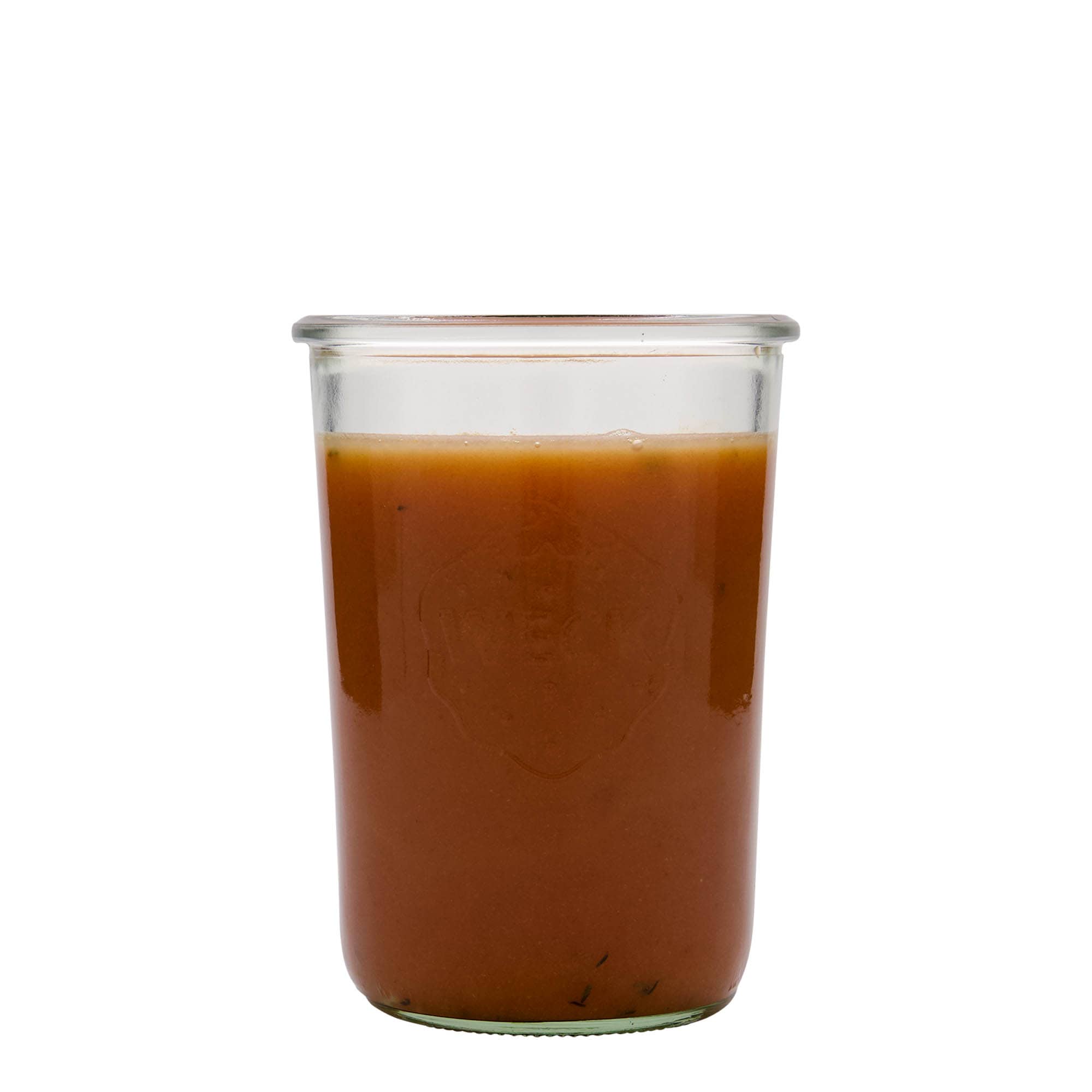 850 ml WECK fordított üveg, perem: kerek szélű 850 ml WECK fordított üveg, perem: kerek szélű