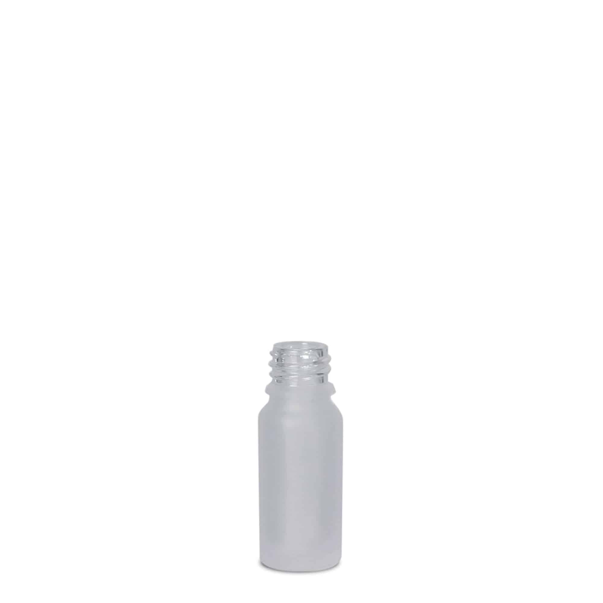 10 ml orvosi üveg, üveg, mattított, nyílás: DIN 18 10 ml orvosi üveg, üveg, mattított, nyílás: DIN 18