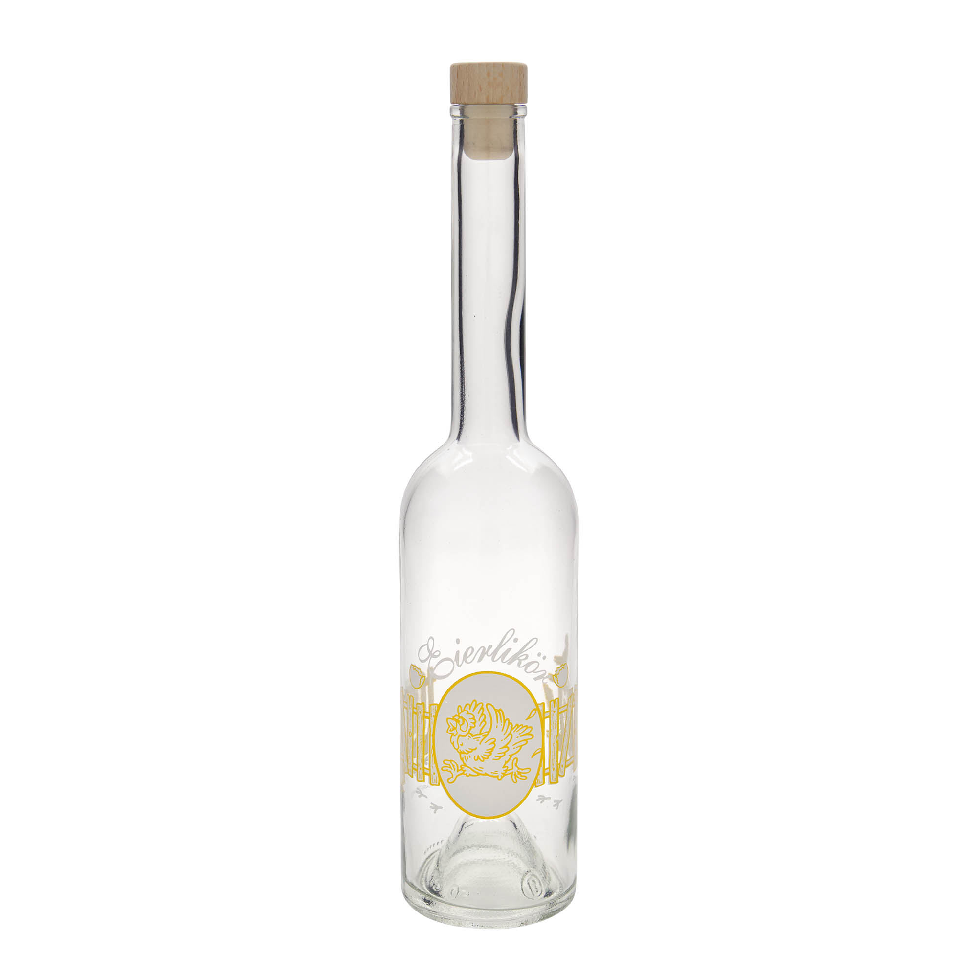 500 ml üvegpalack 'Opera', motívum: tojáslikőr, nyílás: parafa