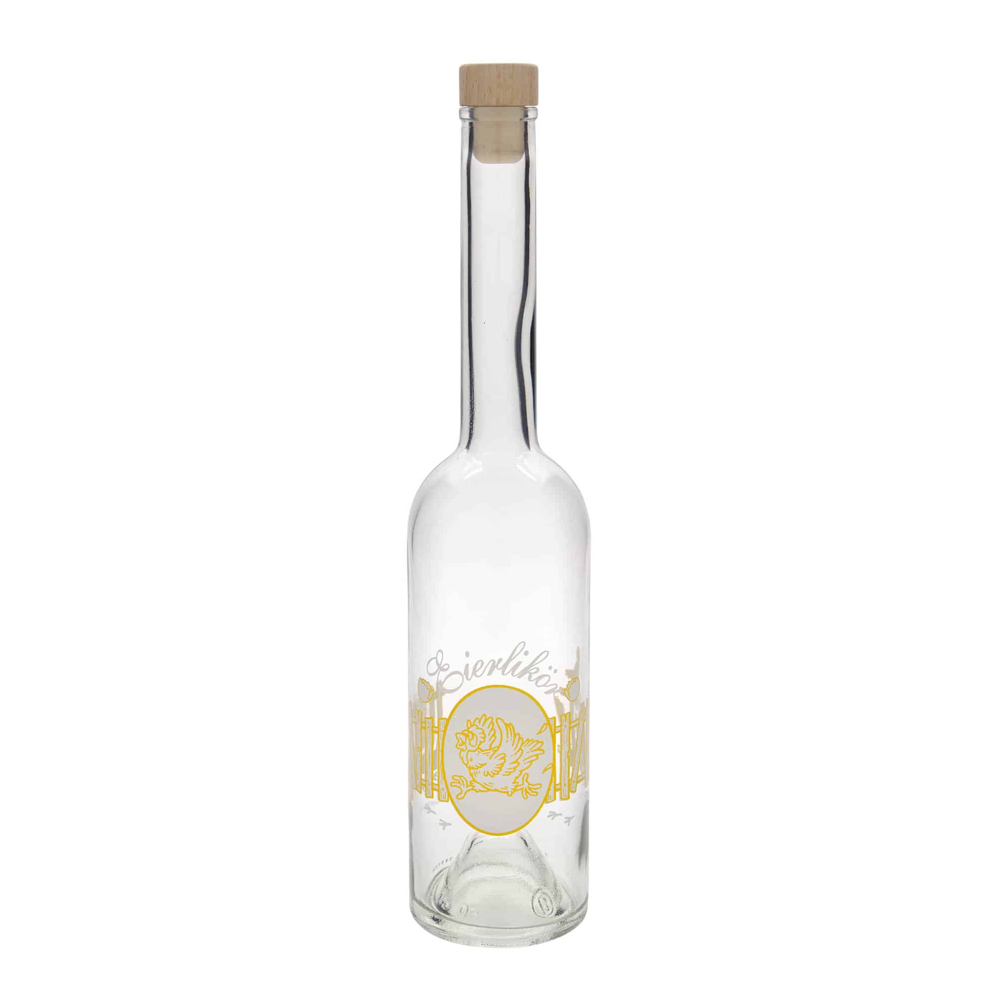 500 ml üvegpalack 'Opera', motívum: tojáslikőr, nyílás: parafa