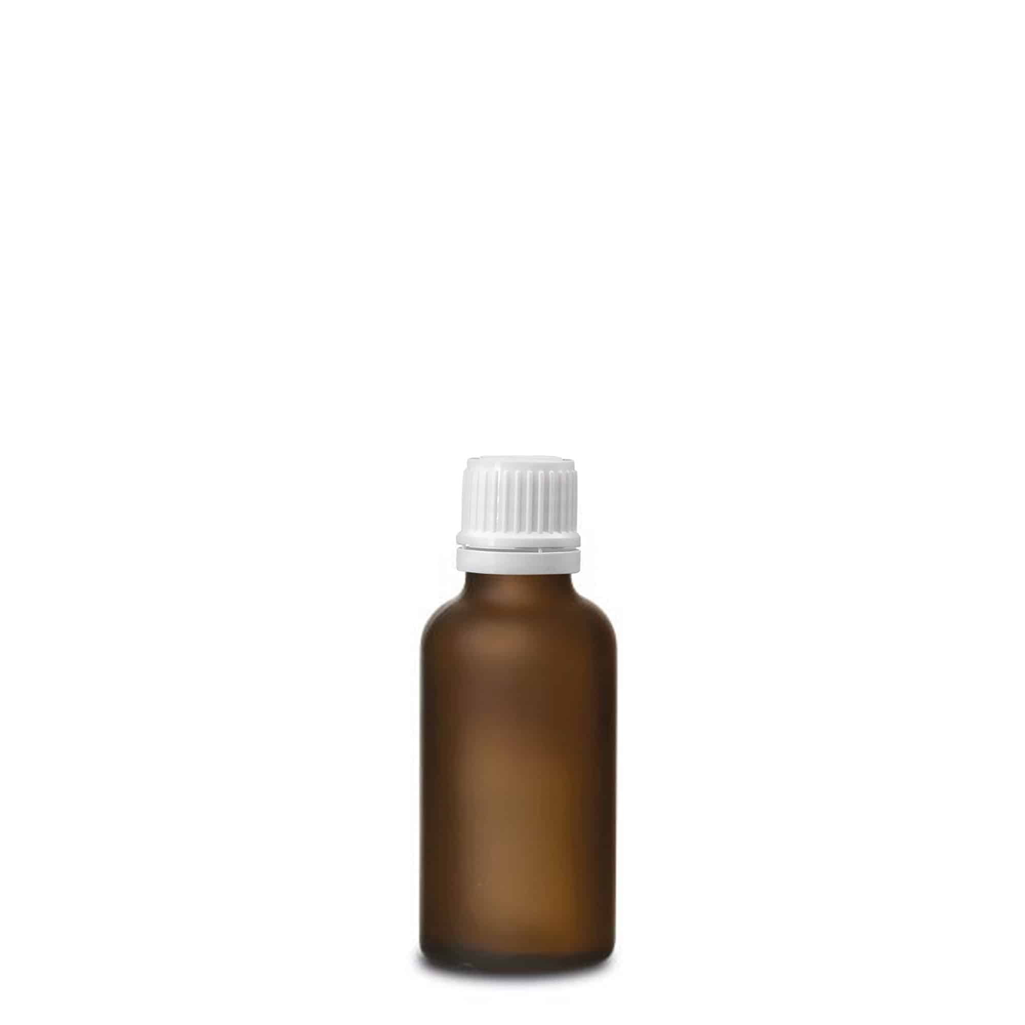 30 ml orvosi üveg, barna matt, nyílás: DIN 18