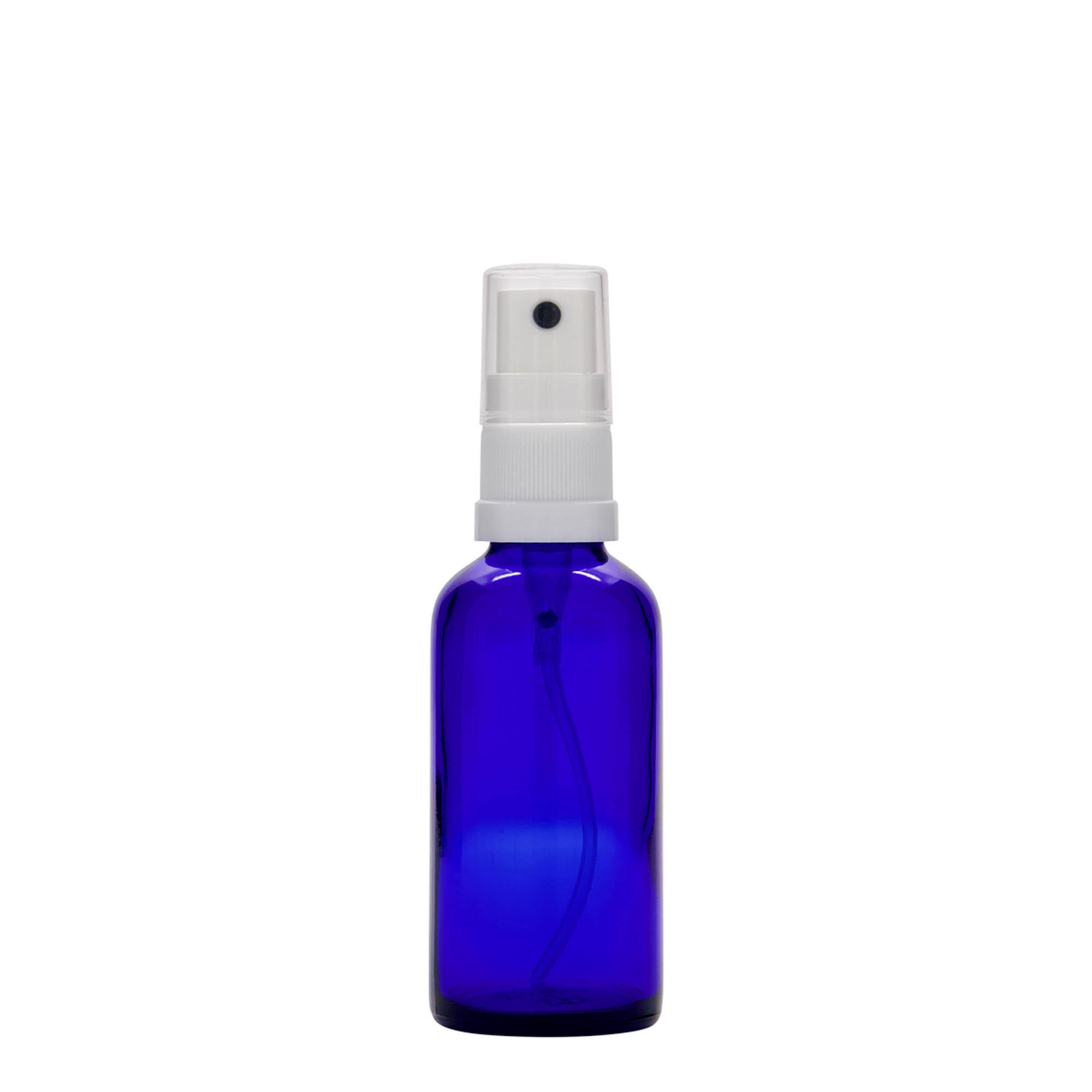 50 ml orvosi permetező üveg, királykék, nyílás: DIN 18