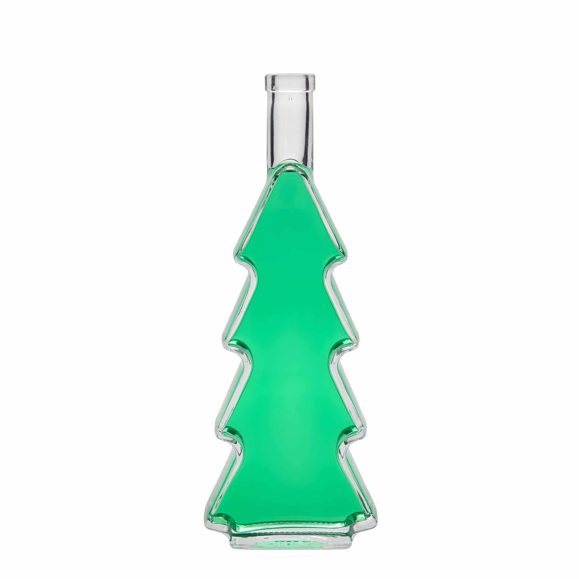 500 ml üvegpalack 'Fenyőfa', nyílás: parafa