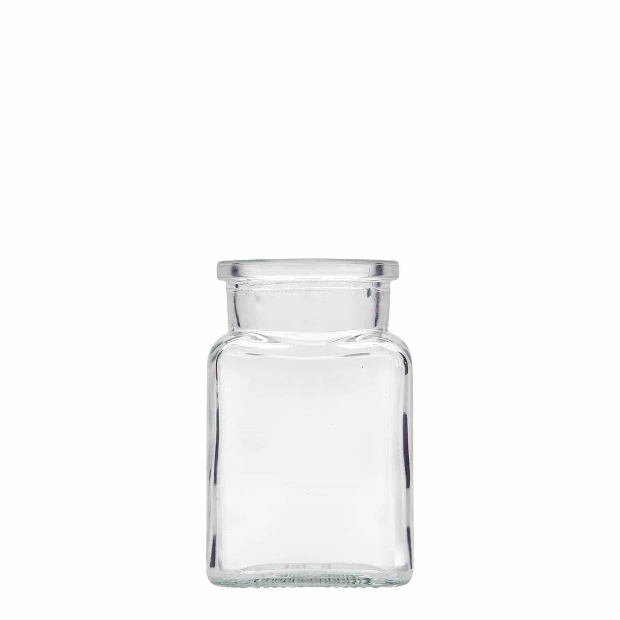 150 ml parafadugós üveg, négyzet alakú, nyílás: parafa