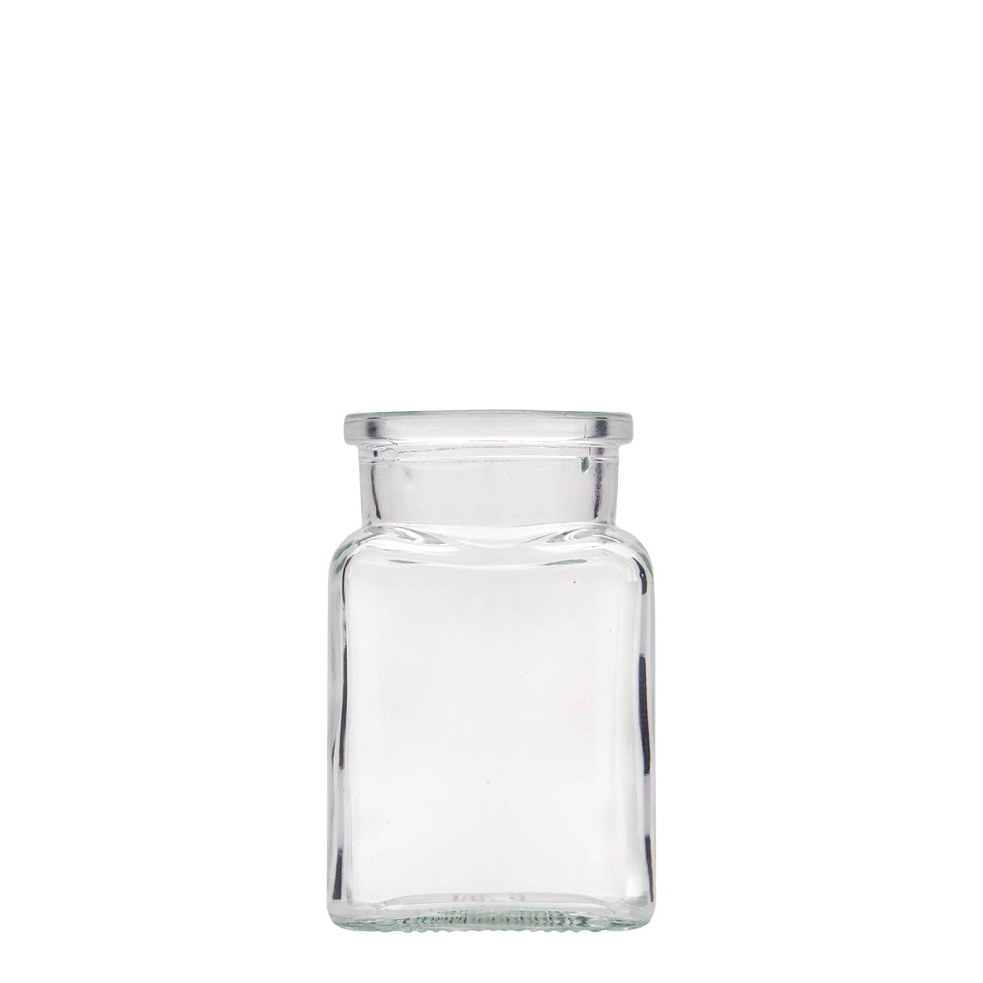 150 ml parafadugós üveg, négyzet alakú, nyílás: parafa