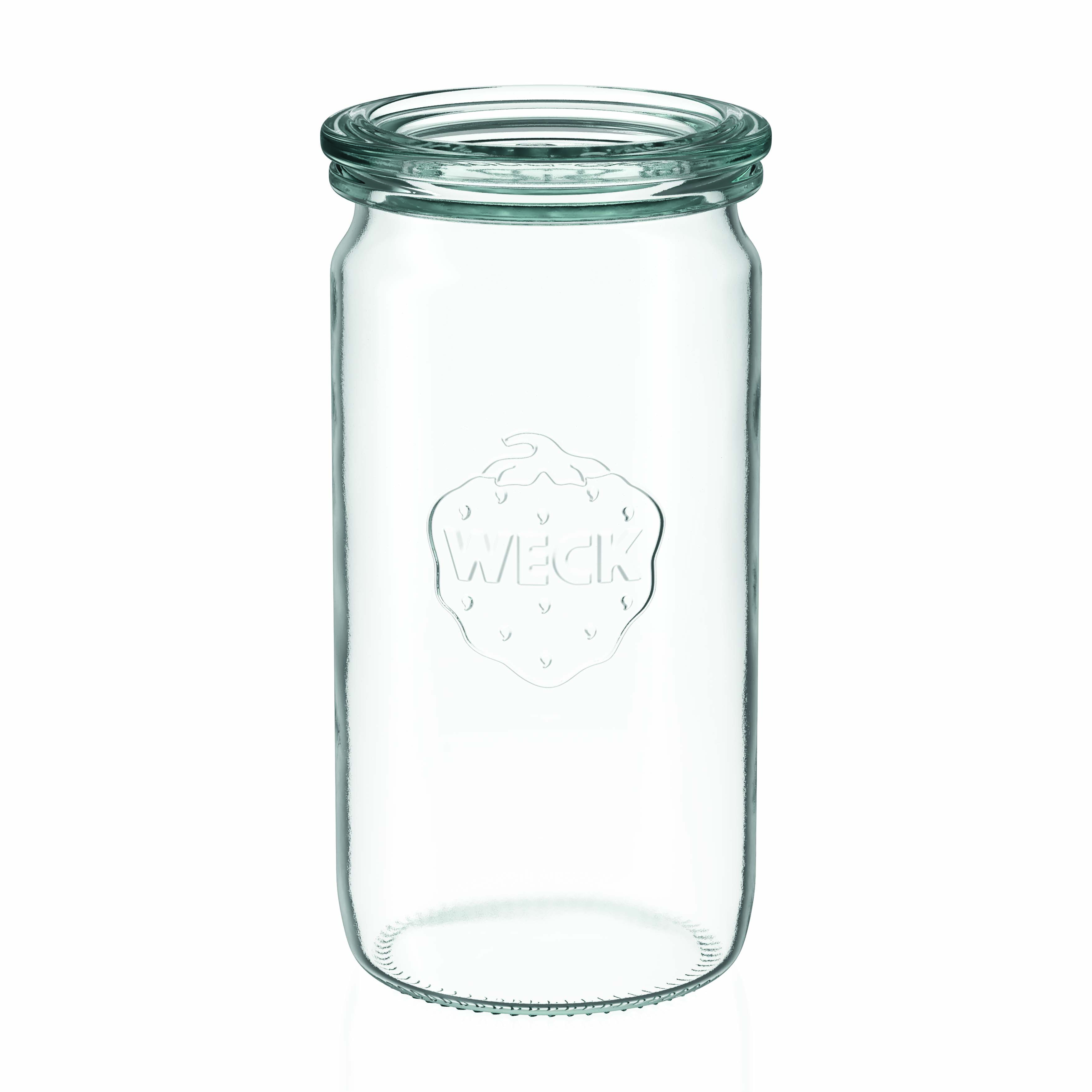 340 ml WECK-hengeres üveg, nyílás: kerek perem
