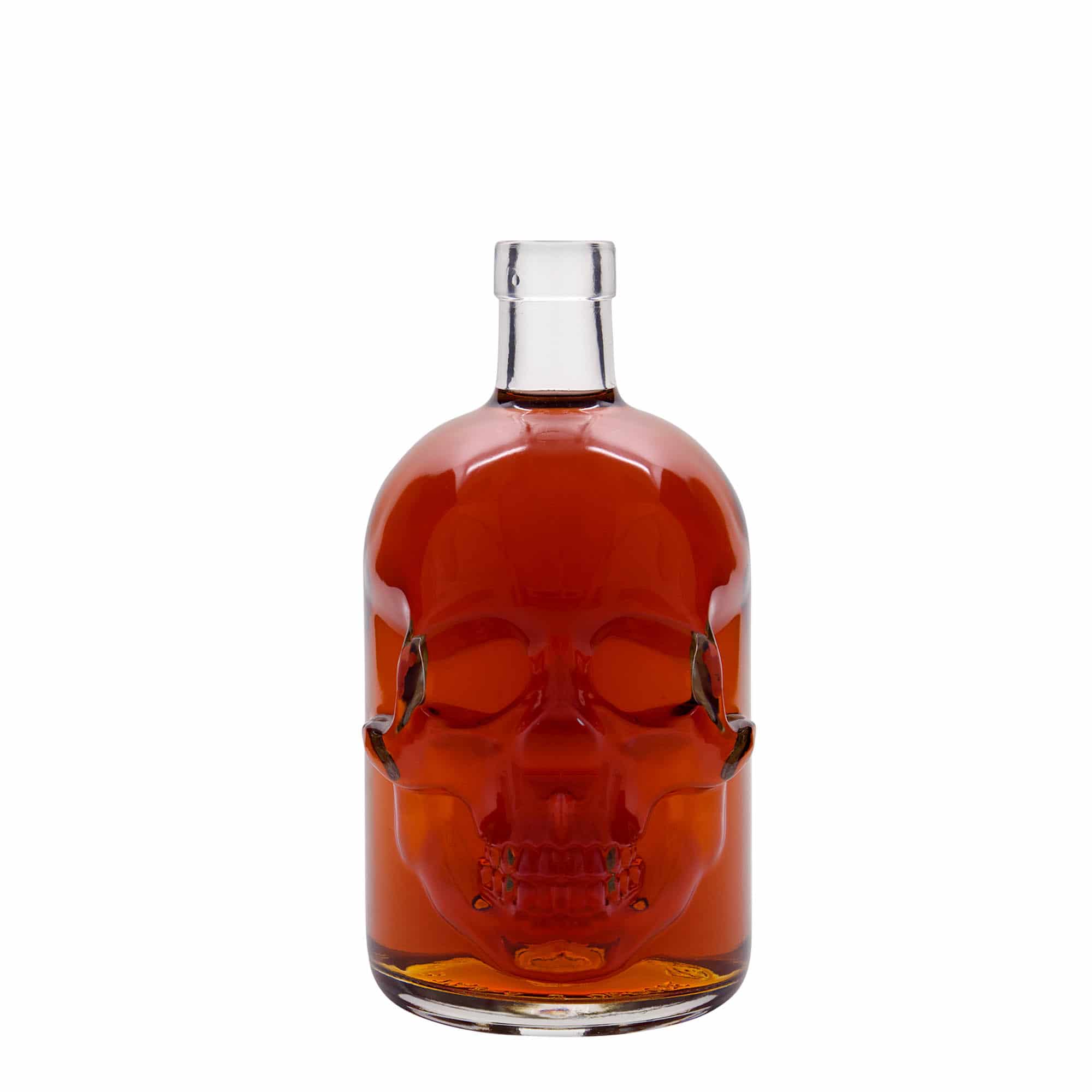 700 ml-es üvegpalack ’Totenkopf', szájnyílás: parafadugó