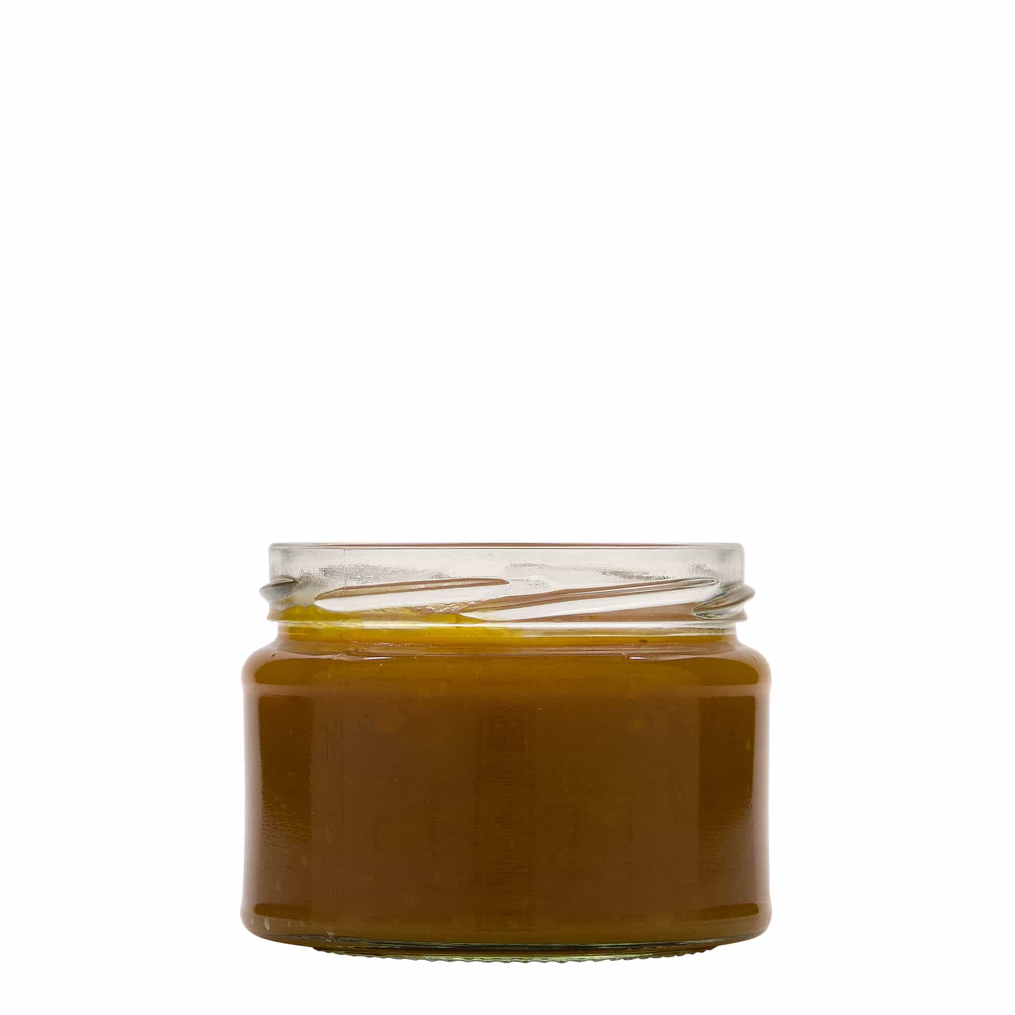 280 ml-es lapos kerek üveg, szájnyílás: Twist-Off (TO 82)