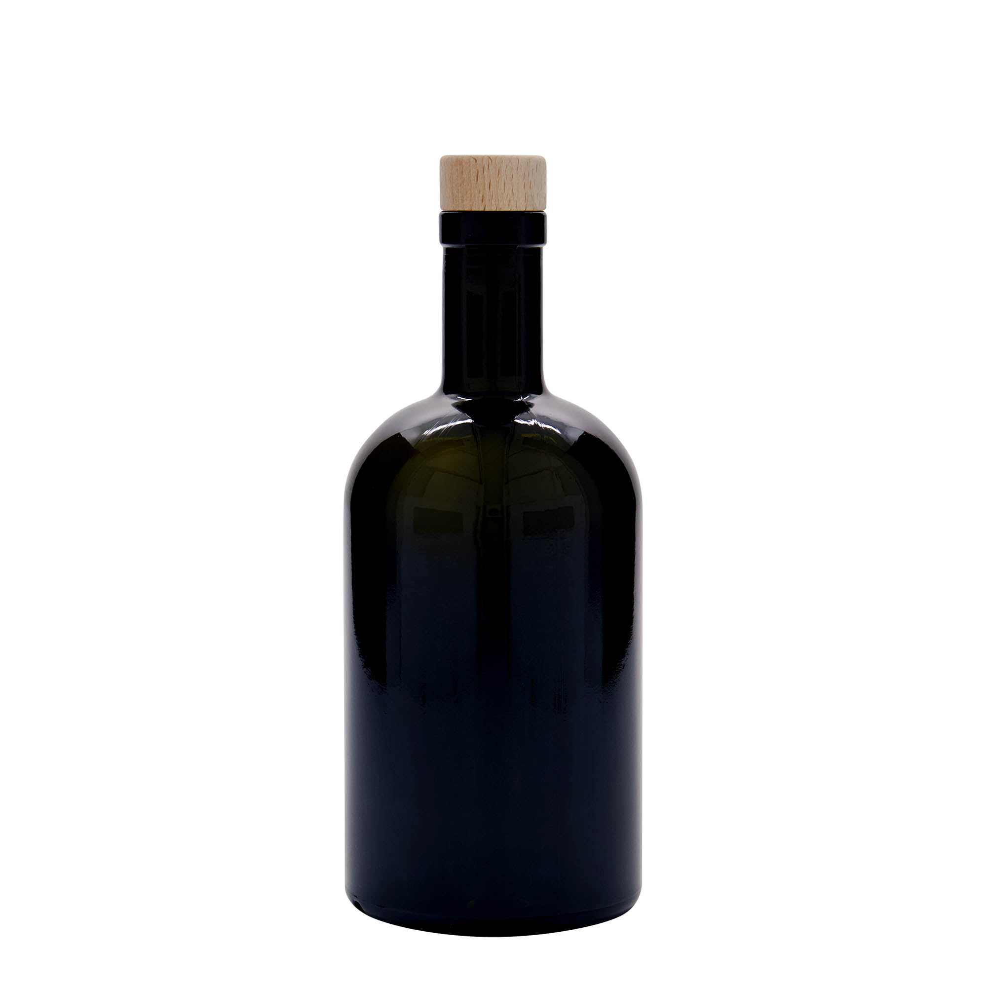 500 ml üveges palack 'Farmacia', antikzöld, nyílás: parafa 500 ml üveges palack 'Farmacia', antikzöld, nyílás: parafa