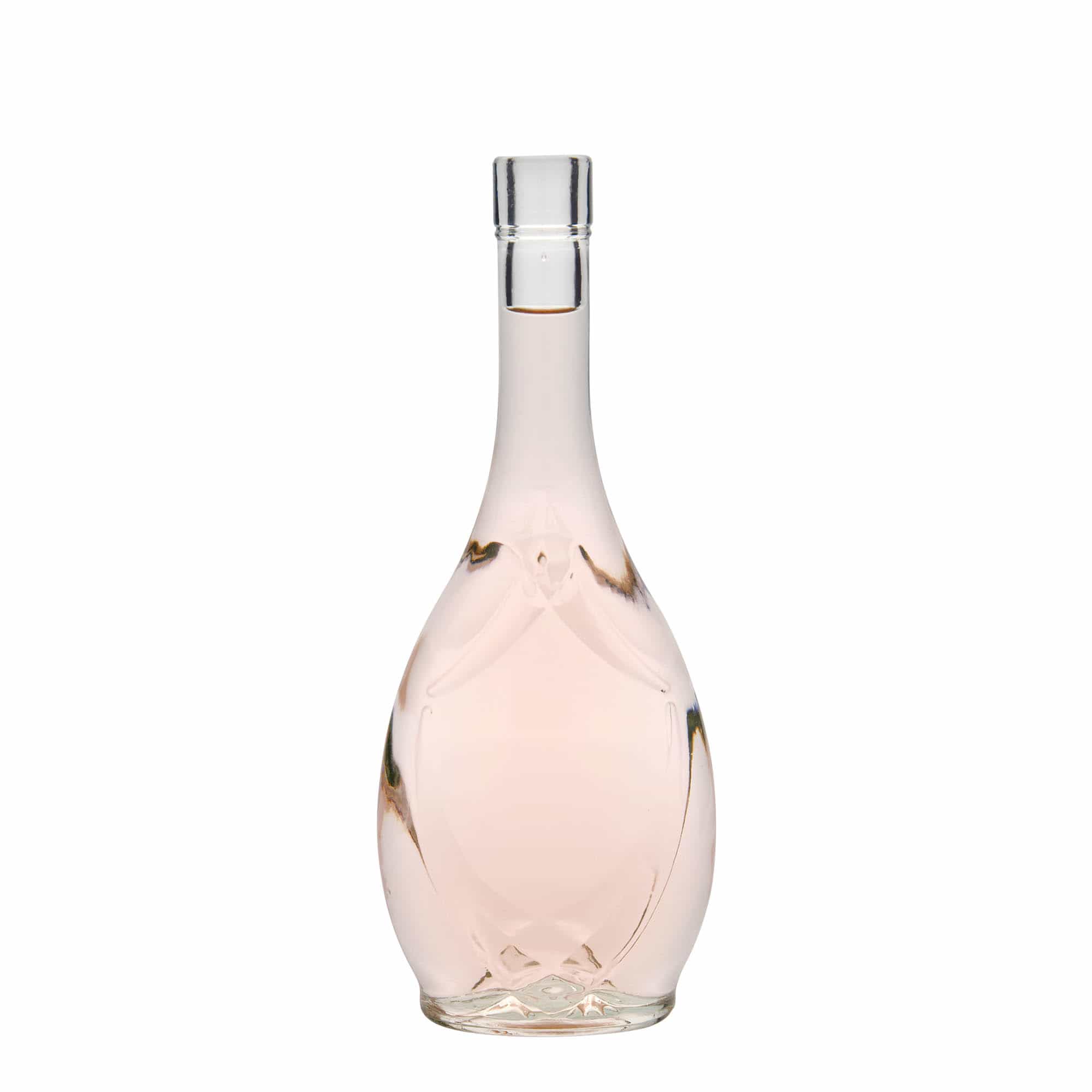 500 ml üvegpalack 'Saragossa', ovális, nyílás: parafa