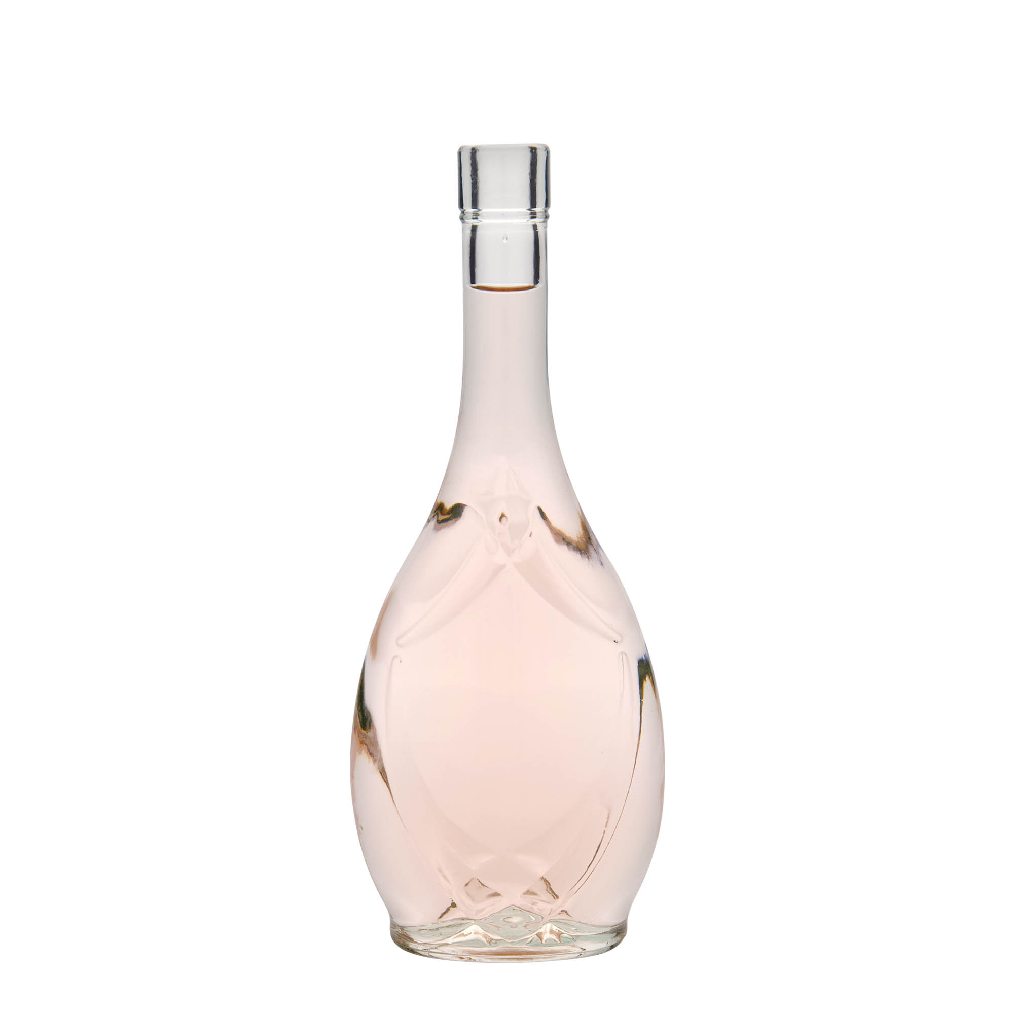 500 ml üvegpalack 'Saragossa', ovális, nyílás: parafa 500 ml üvegpalack 'Saragossa', ovális, nyílás: parafa