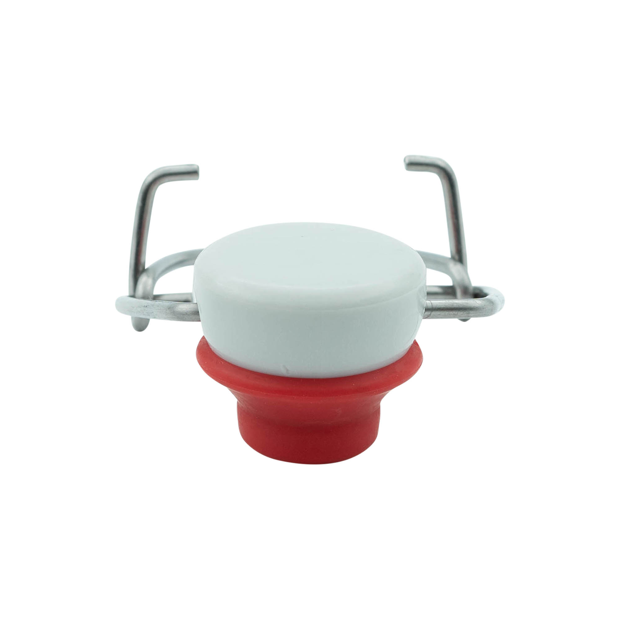 Pántzár különleges méretben, műanyag, piros-fehér Pántzár különleges méretben, műanyag, piros-fehér