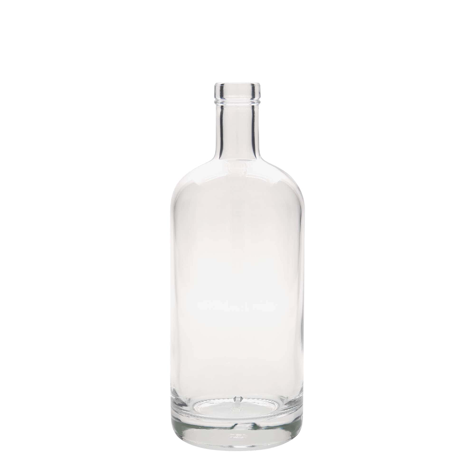 700 ml üvegpalack 'Linea Uno', nyak: parafa
