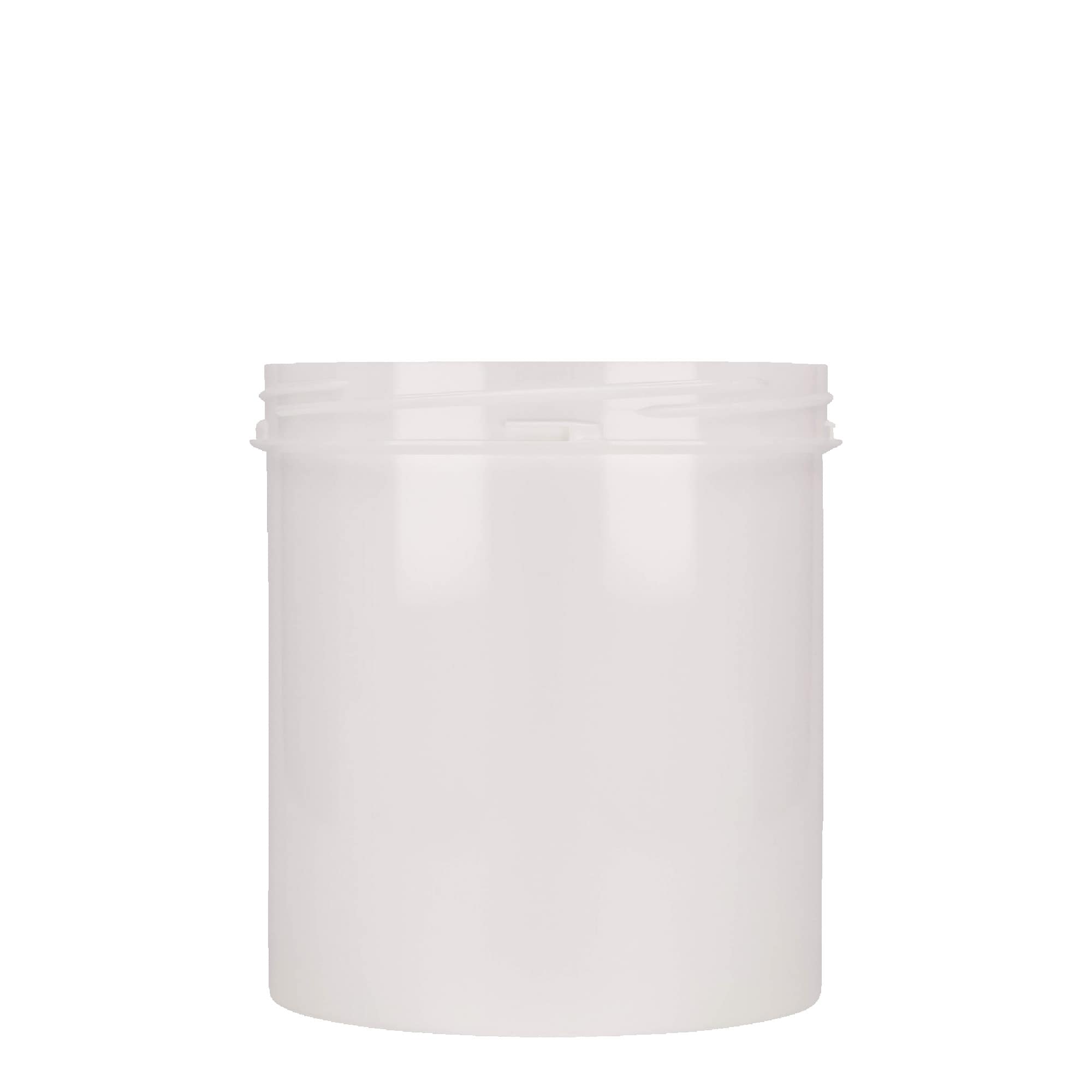 1.000 ml műanyag doboz 'Securilock', PP, fehér, nyílás: csavarzár
