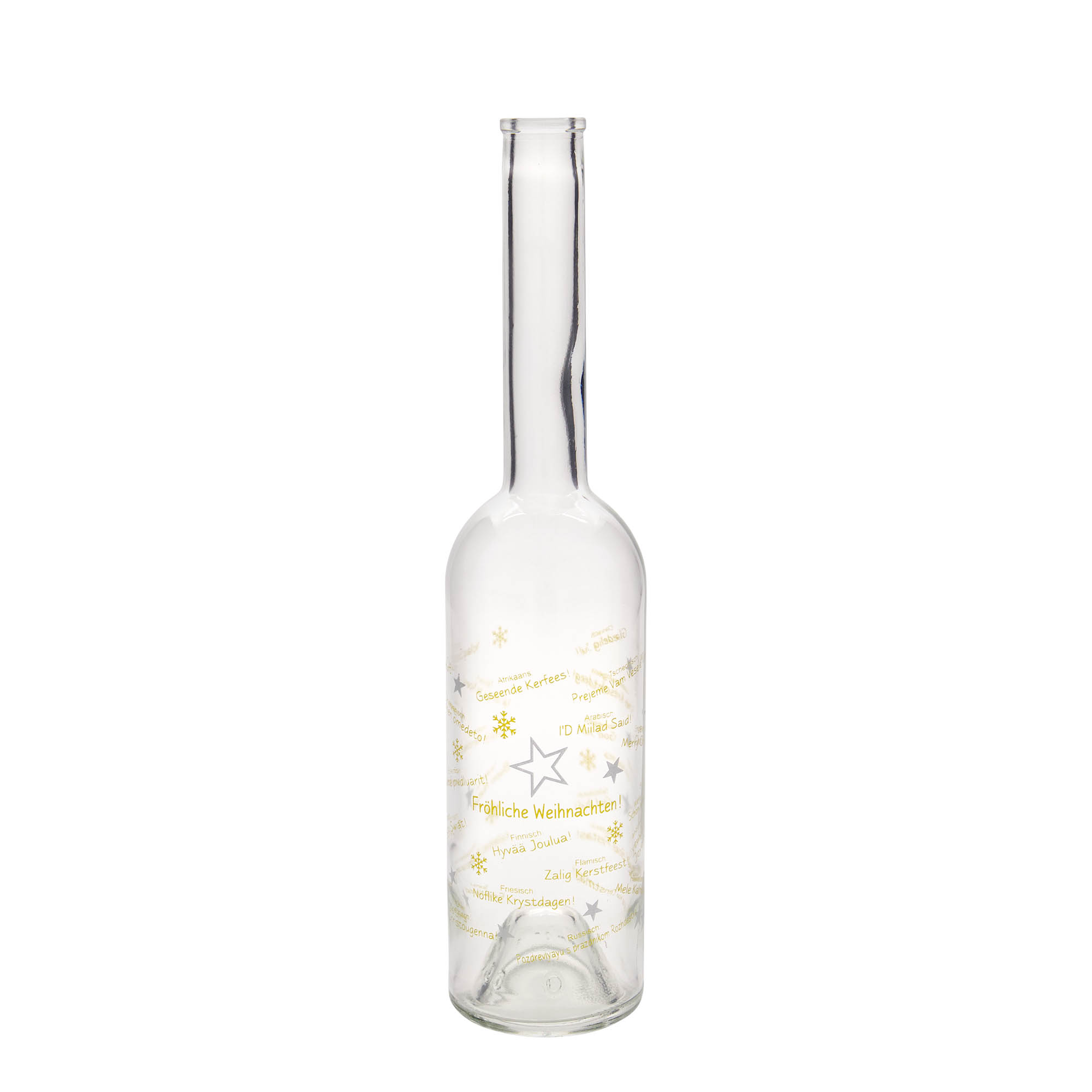 500 ml üveges palack 'Opera', motívum: Karácsony a világban, nyílás: parafa 500 ml üveges palack 'Opera', motívum: Karácsony a világban, nyílás: parafa