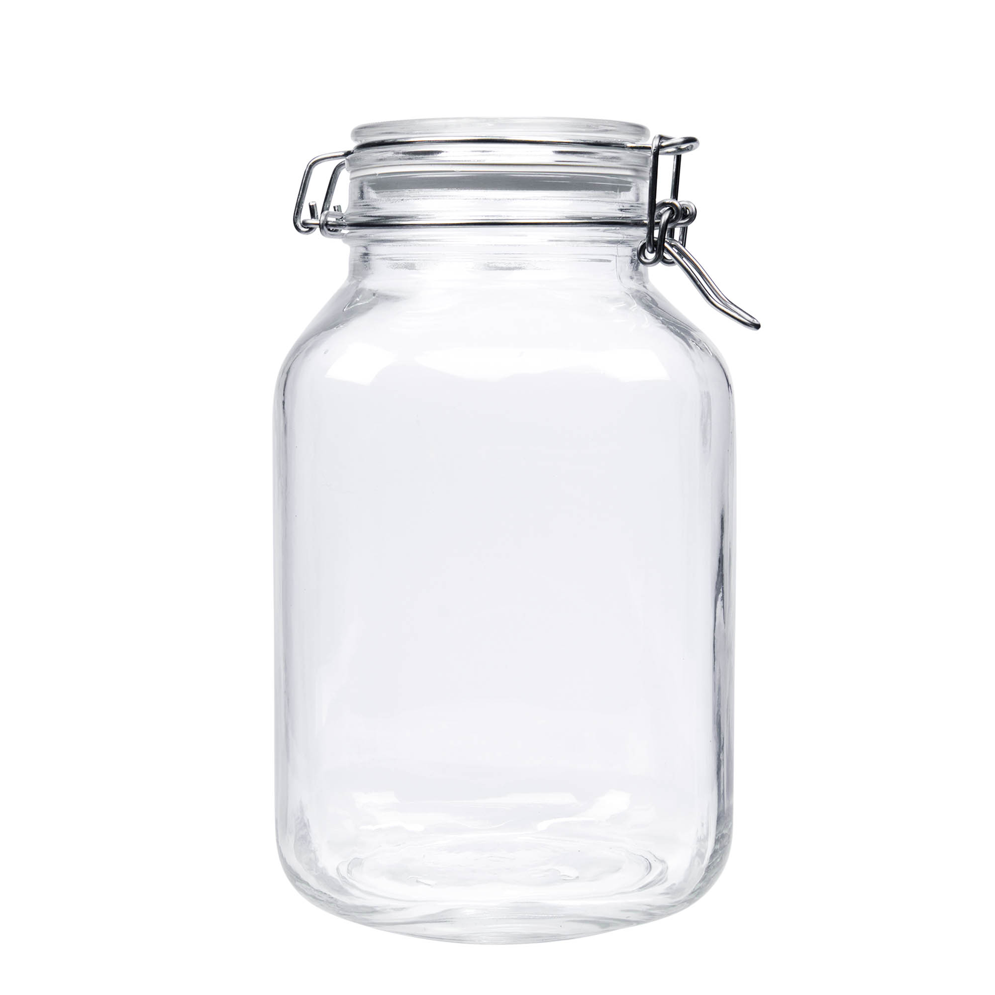 3.000 ml drótkapcsos üveg 'Fido', négyzet alakú, nyílás: drótkapcsos záróelem 3.000 ml drótkapcsos üveg 'Fido', négyzet alakú, nyílás: drótkapcsos záróelem