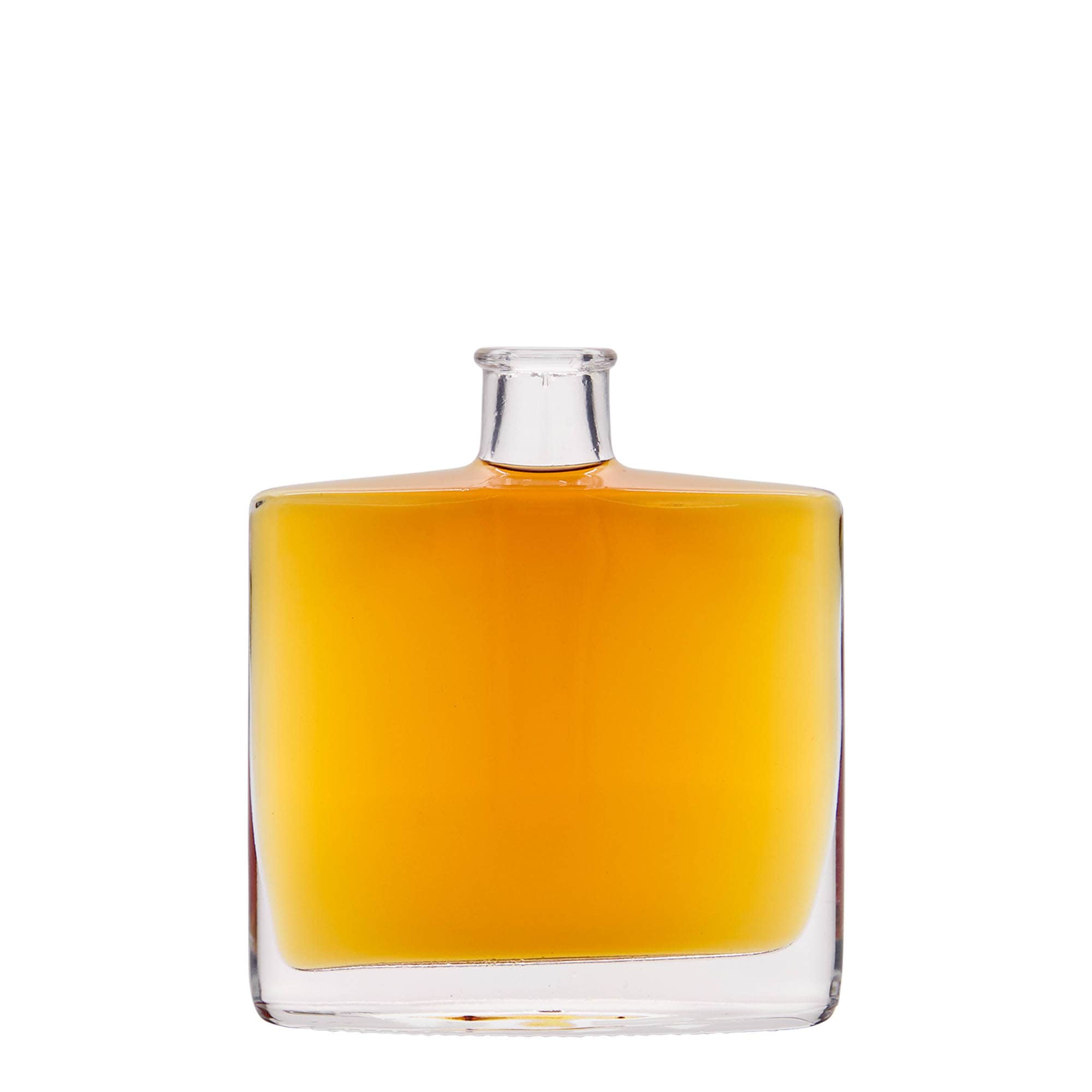 200 ml-es üvegpalack 'Zorba', ovális, szájnyílás: parafadugó