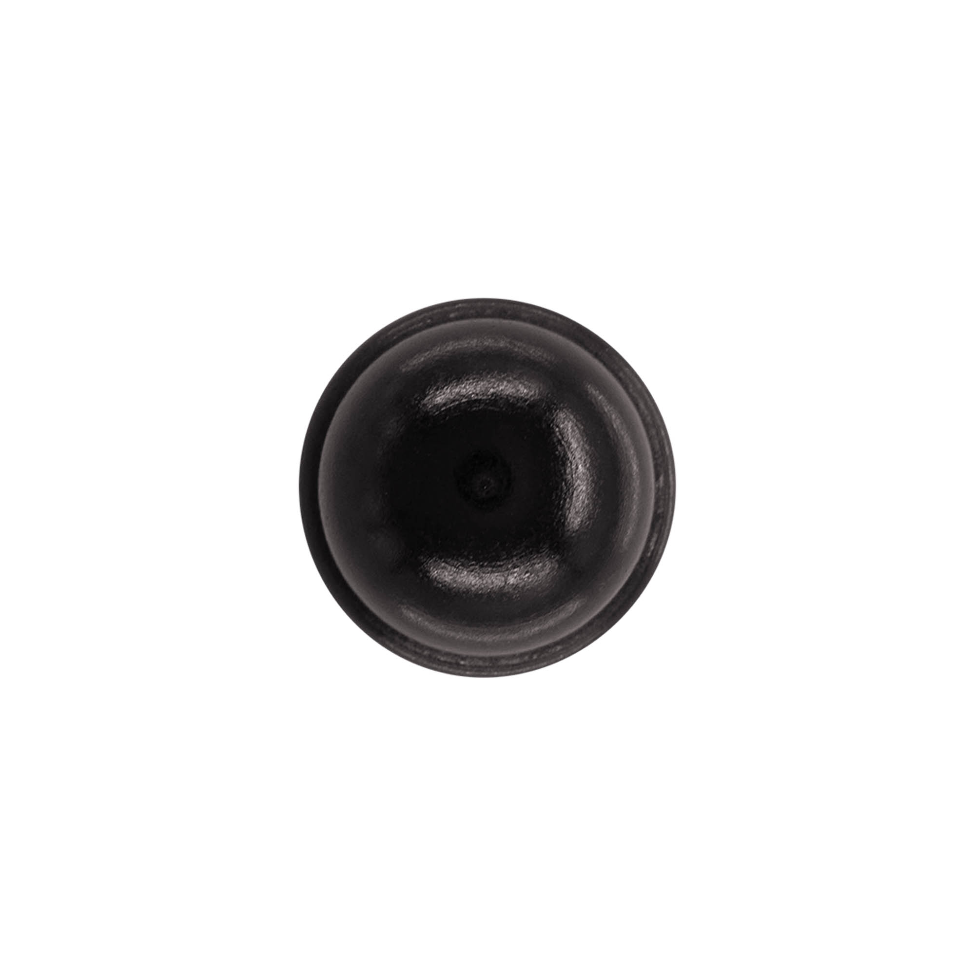 Fogantyúdugó 19 mm "Melone", fa/PE, fekete, szájhoz: parafa Fogantyúdugó 19 mm "Melone", fa/PE, fekete, szájhoz: parafa