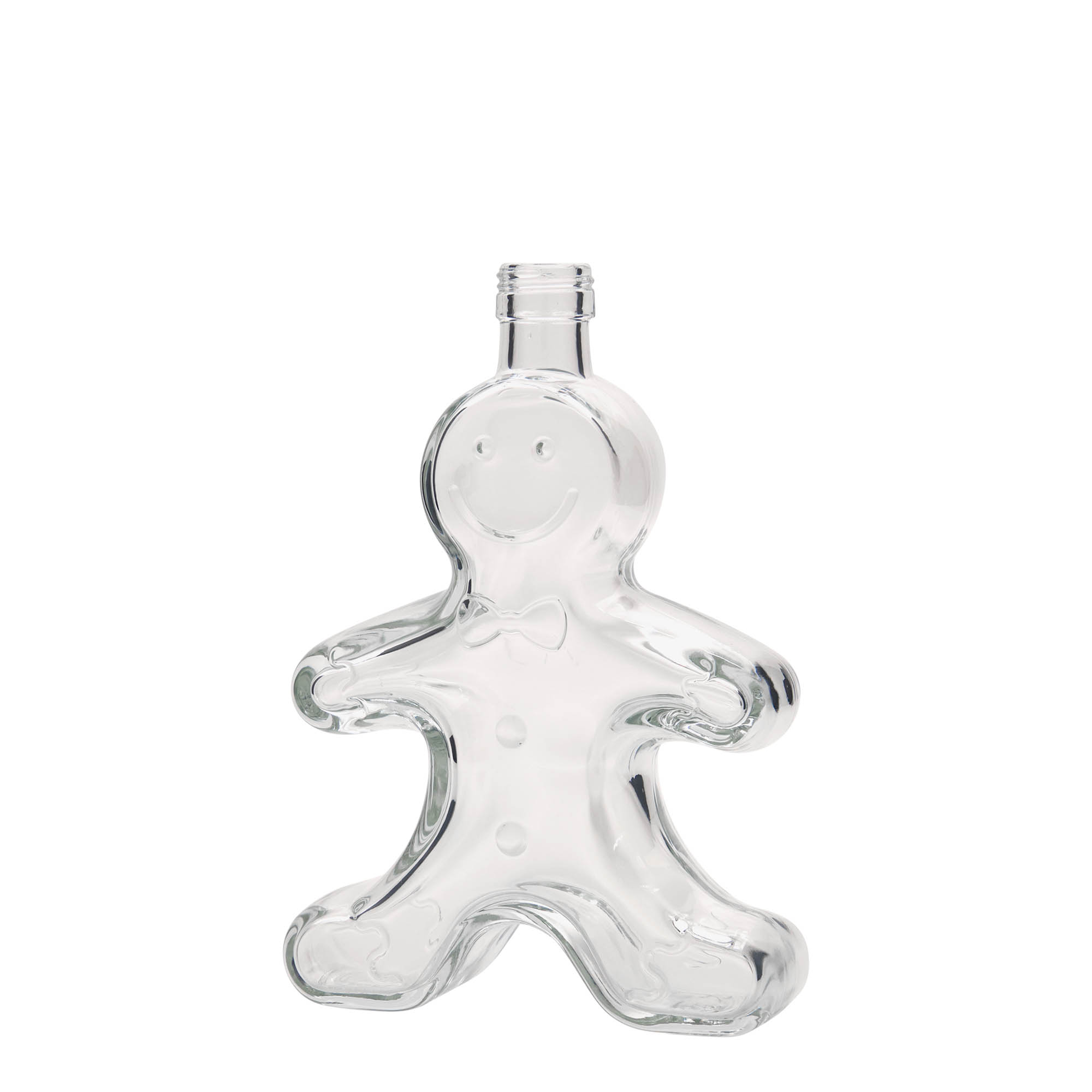 250 ml üvegpalack 'Lebkuchenmann', nyílás: PP 24 250 ml üvegpalack 'Lebkuchenmann', nyílás: PP 24