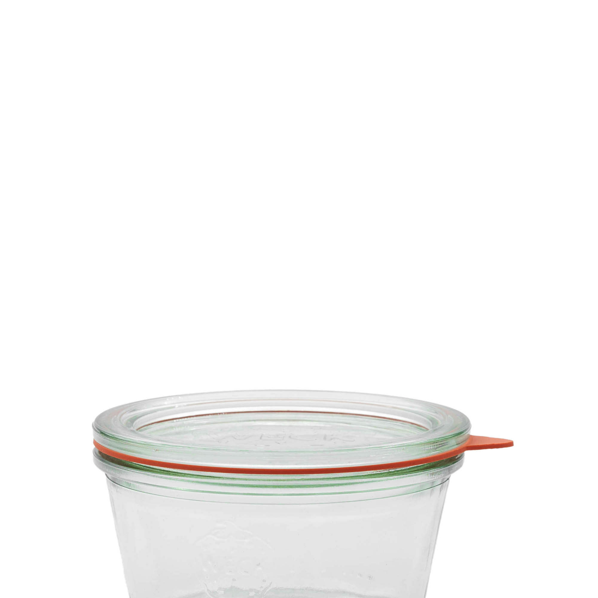 WECK befőzőgyűrű RR100 #, piros, száj: kör alakú perem