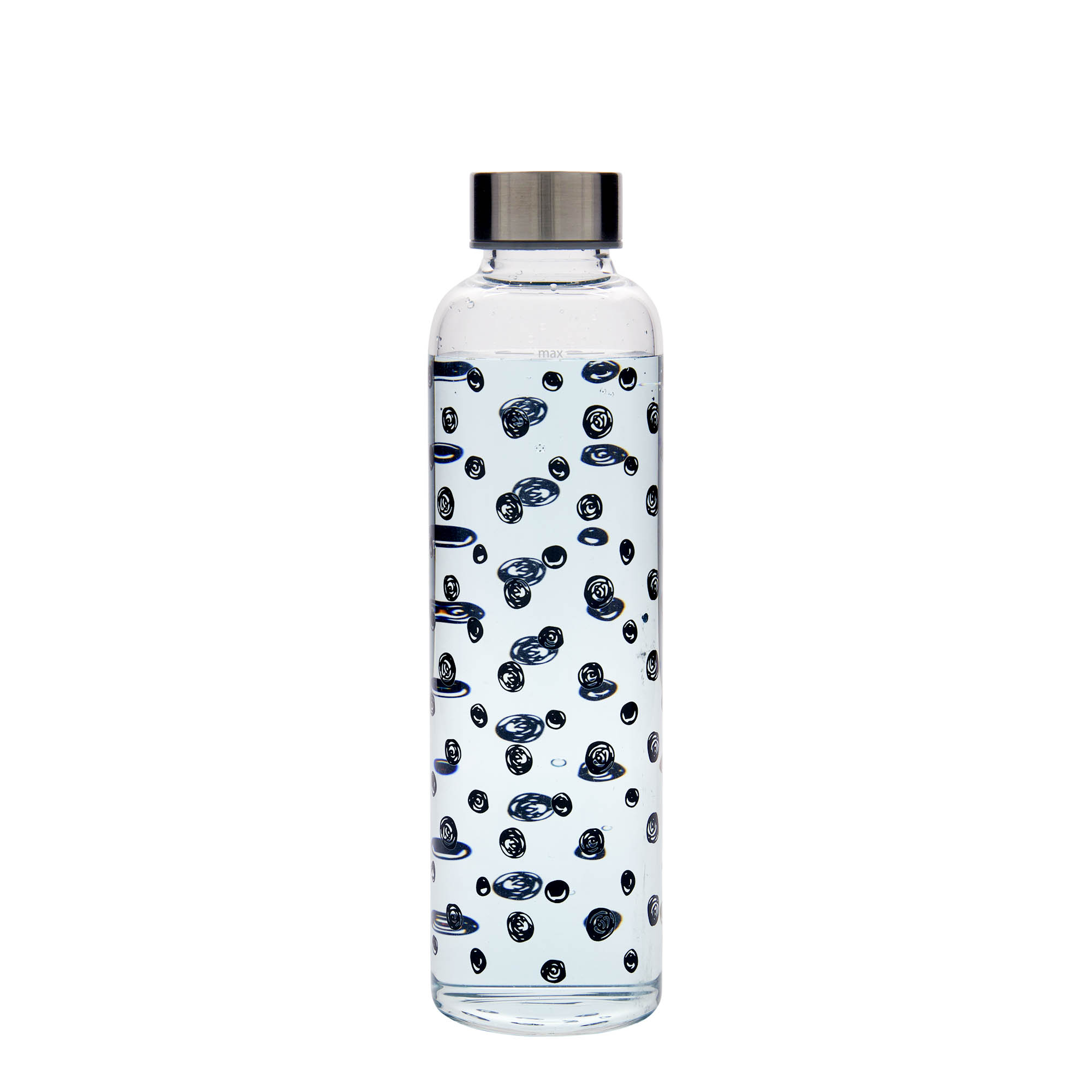 500 ml-es ivópalack, 'Perseus', motívum: Fekete pontok, szájnyílás: csavaros kupak