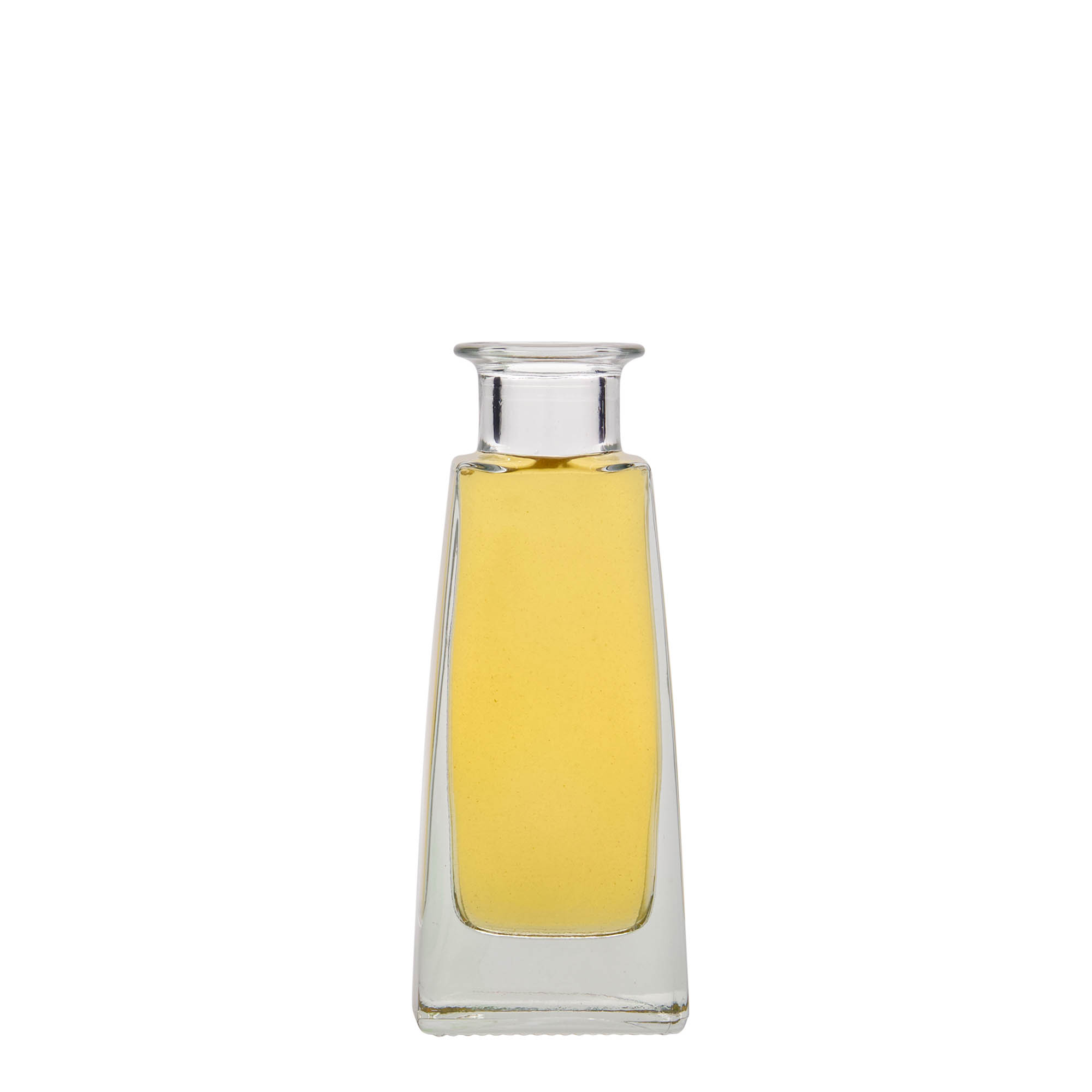 100 ml üvegpalack 'Timmy', téglalap alakú, nyílás: parafa