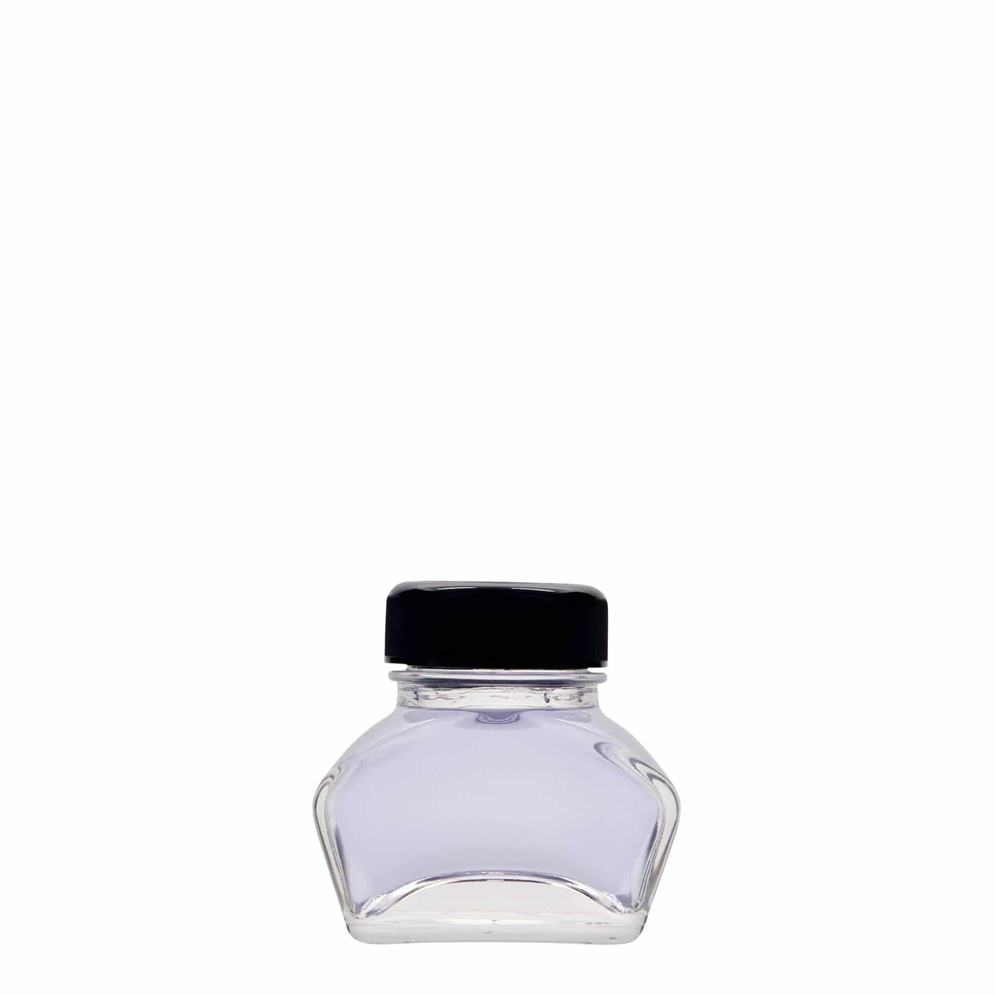 30 ml tintatartó, téglalap alakú, nyílás: csavarzáras