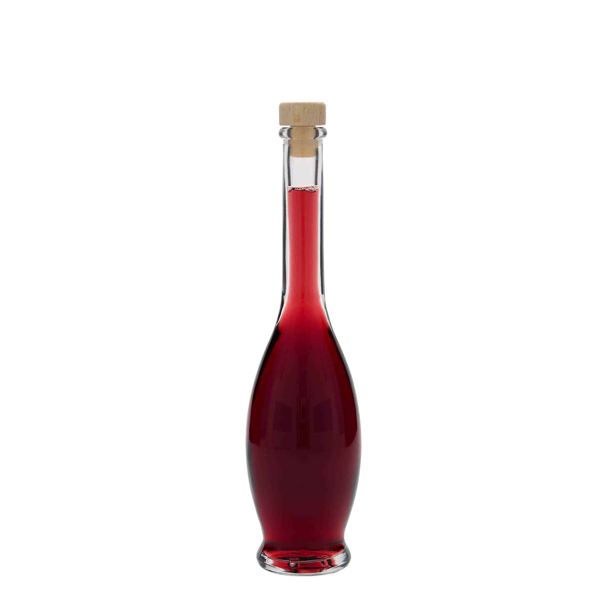 100 ml-es üvegpalack 'Gina', szájnyílás: parafadugó