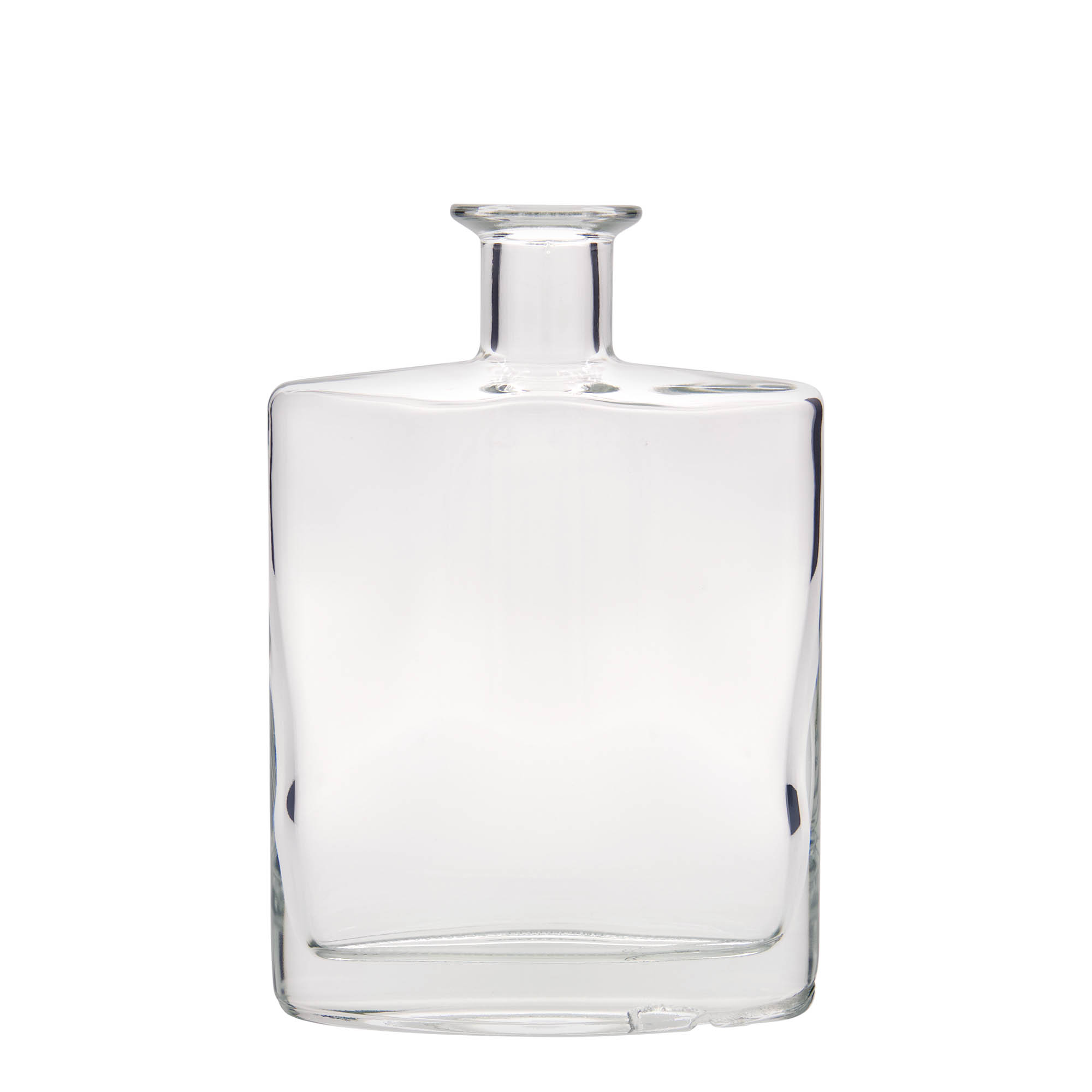 700 ml üvegpalack 'Zorbas', ovális, nyílás: parafa