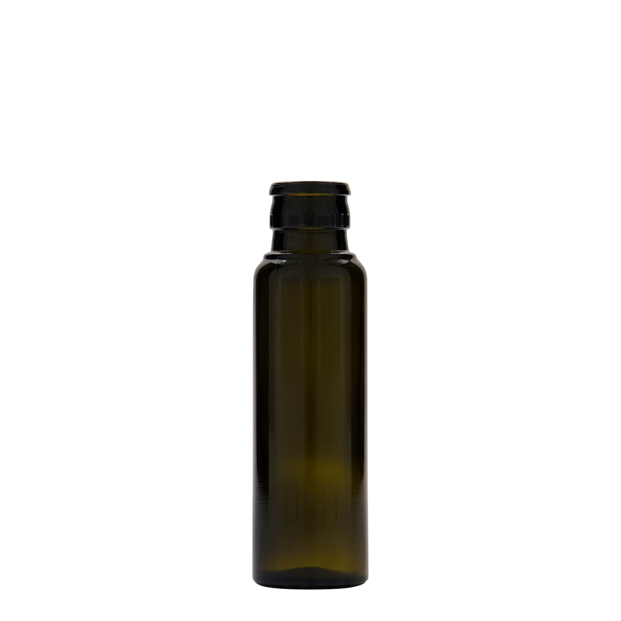 100 ml ecet-/olajadagoló 'Willy New', üveg, antikzöld, nyílás: DOP