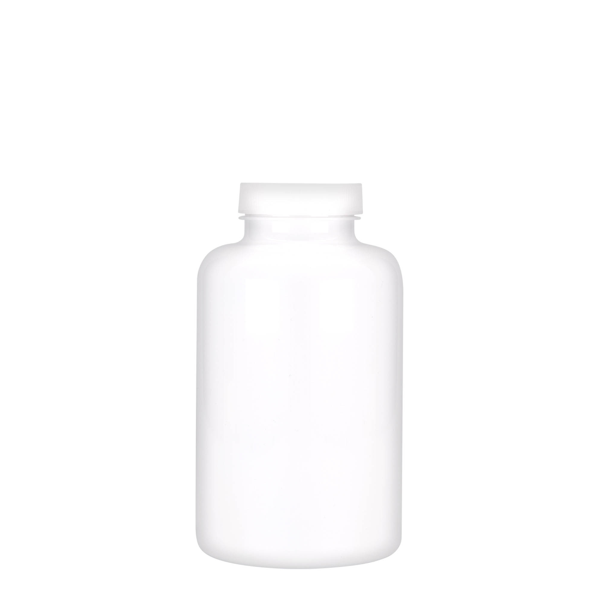 500 ml-es PET-flakon, műanyag, fehér, szájnyílás: 45/400