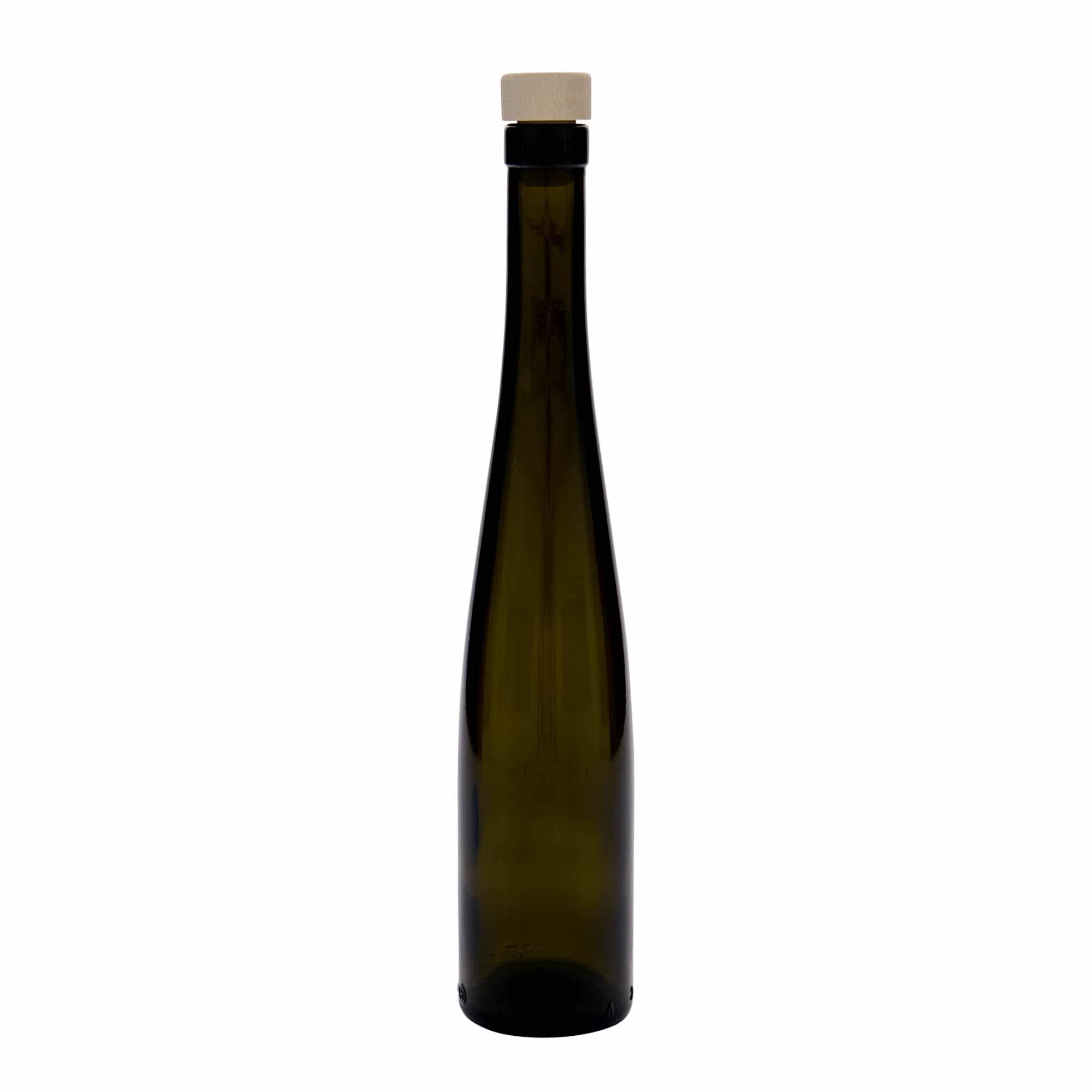375 ml üvegpalack 'Weinschlegel', antikzöld, nyílás: parafa