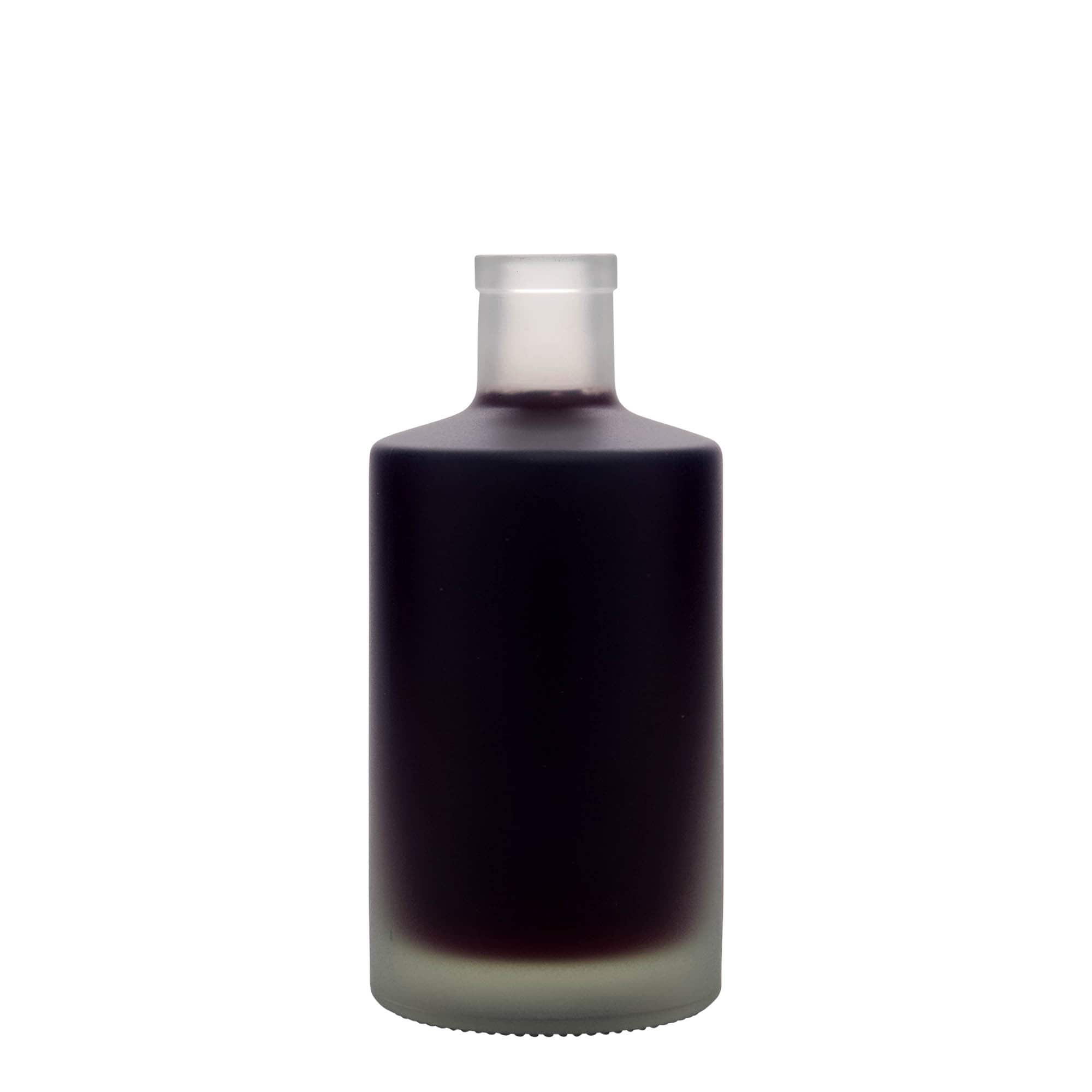 500 ml-es üvegpalack 'Caroline', opál, szájnyílás: parafadugó