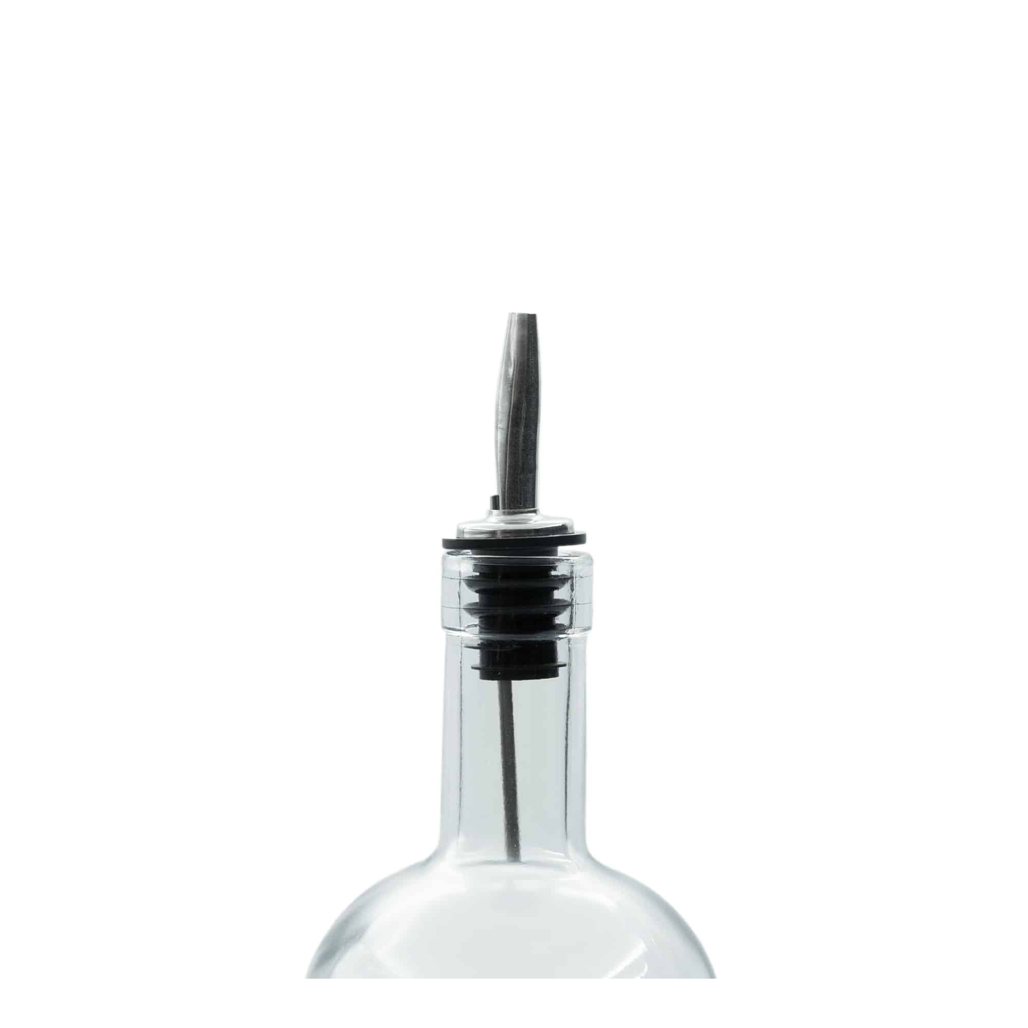 Öntő Inox levegőcsővel, rozsdamentes acél, ezüst-fekete