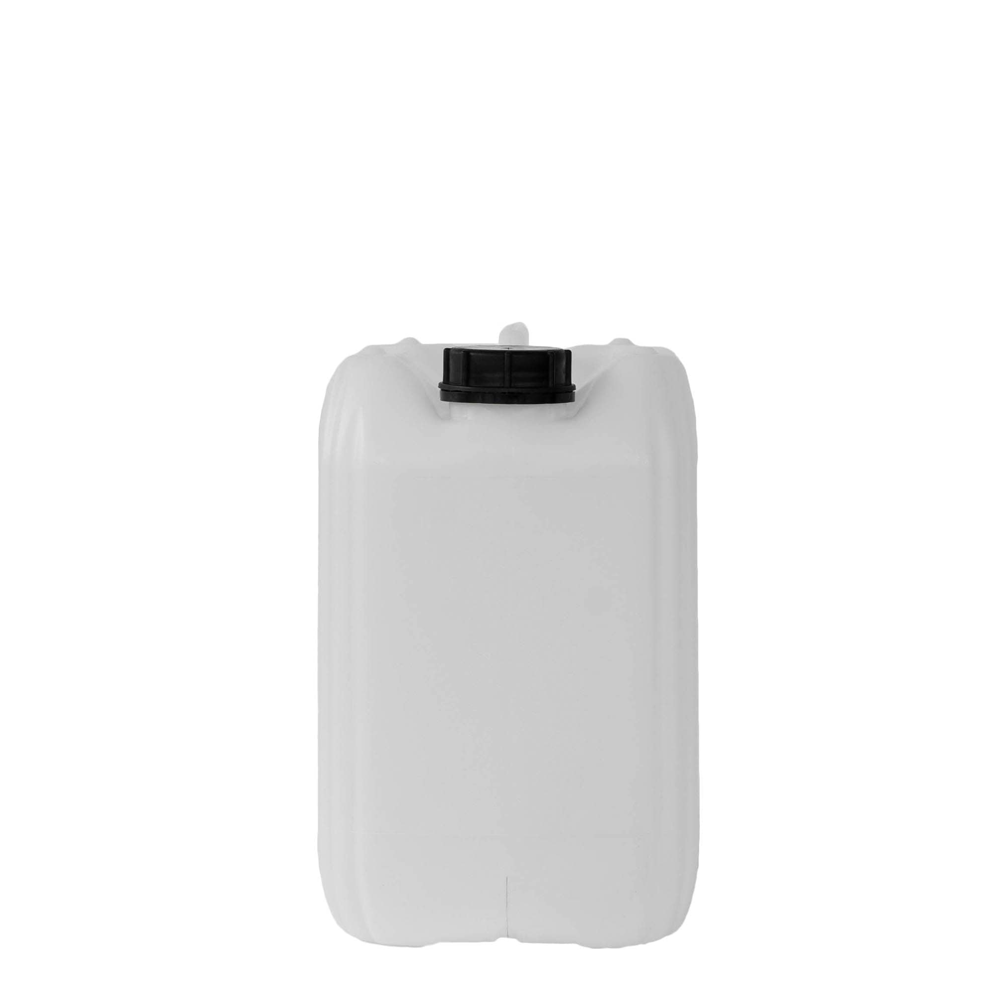 10 l kanna, téglalap alakú, HDPE műanyag, natúr, nyílás: ND 55 10 l kanna, téglalap alakú, HDPE műanyag, natúr, nyílás: ND 55
