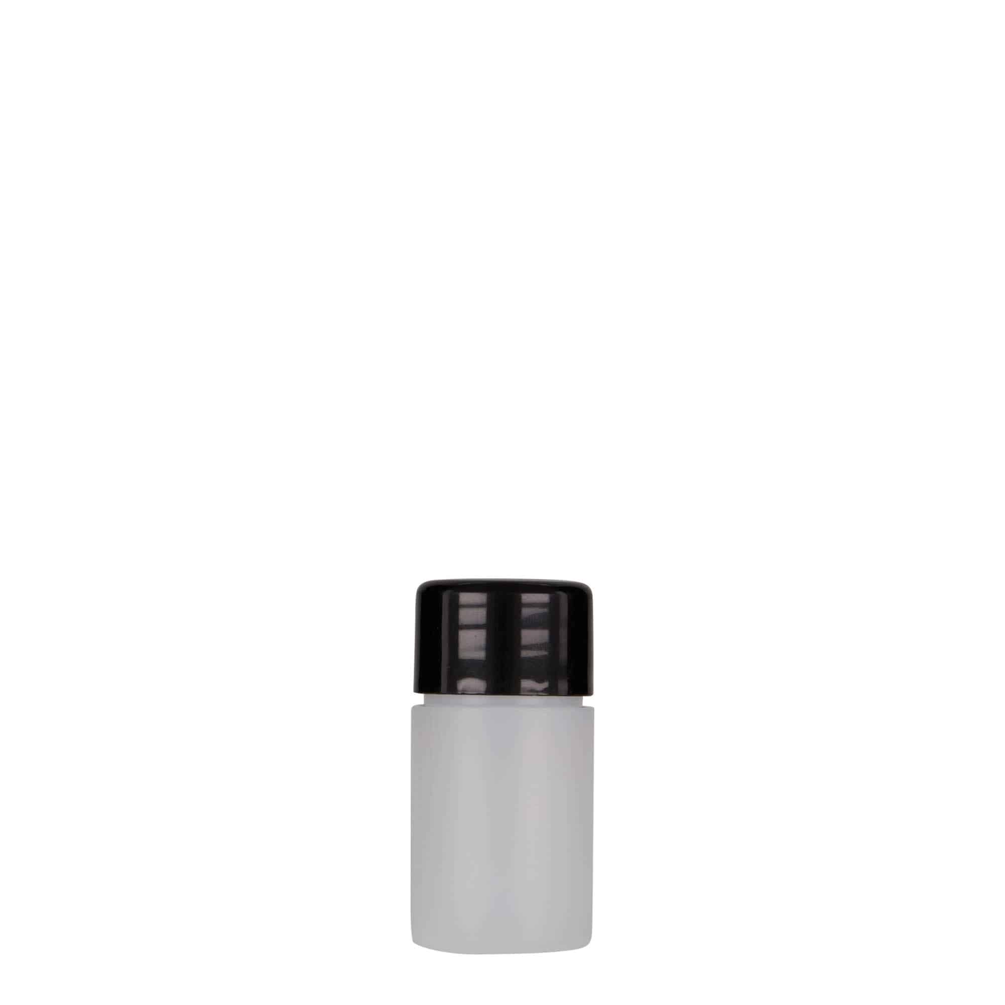 15 ml-es műanyag palack 'Tuffy', HDPE, natúr, szájnyílás: 24/410