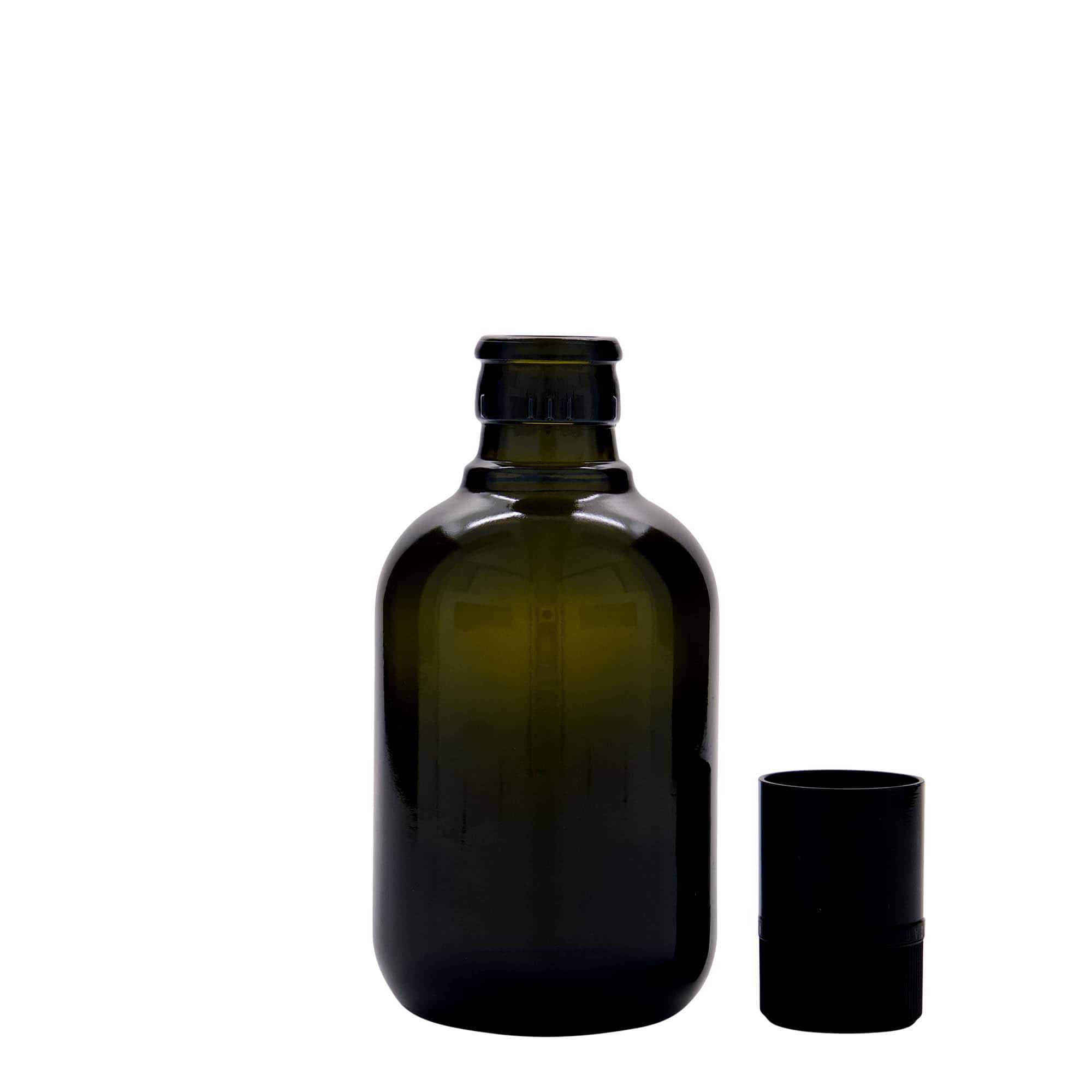 250 ml ecet-/olajozó üveg 'Biolio', üveg, antikzöld, nyílás: DOP