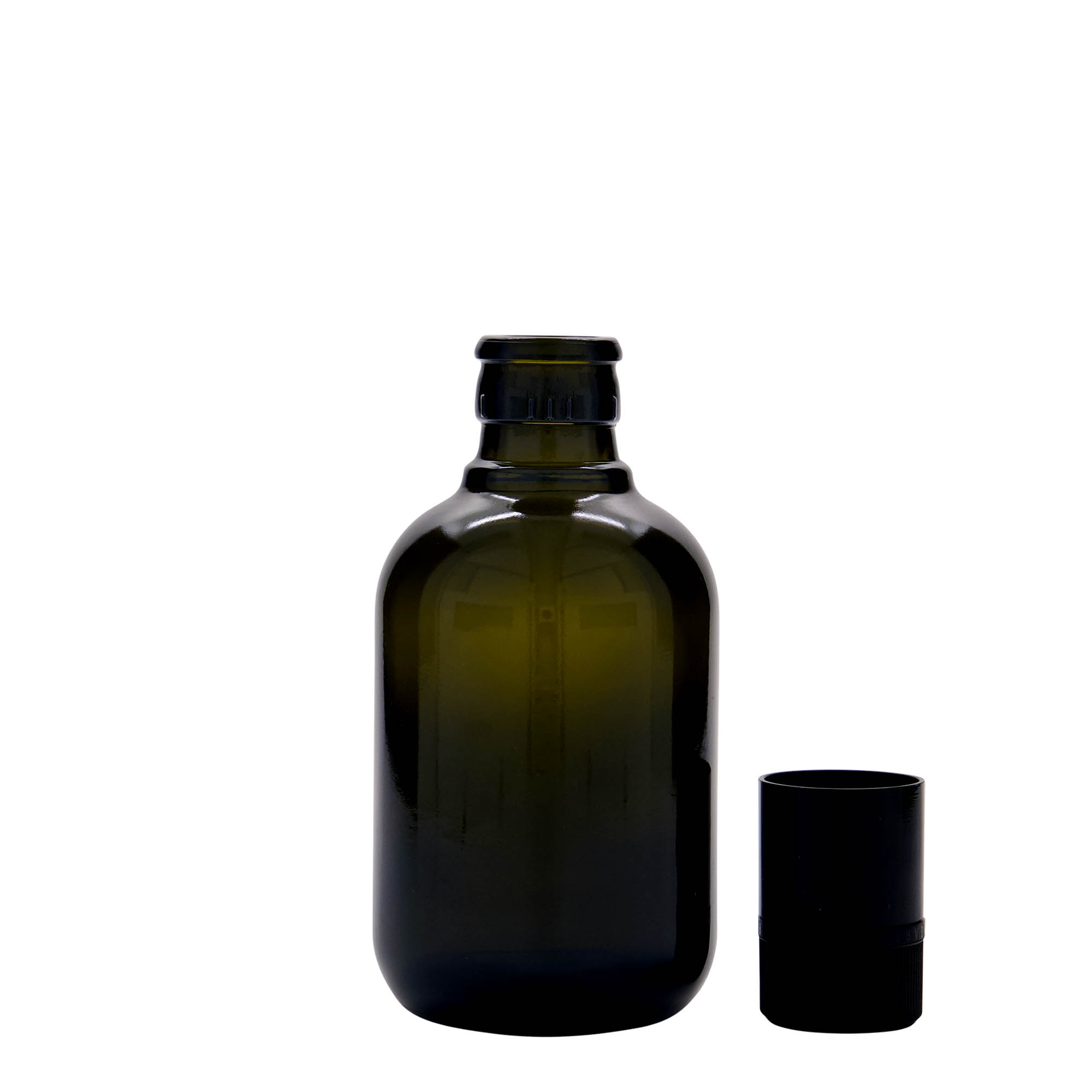250 ml ecet-/olajozó üveg 'Biolio', üveg, antikzöld, nyílás: DOP 250 ml ecet-/olajozó üveg 'Biolio', üveg, antikzöld, nyílás: DOP