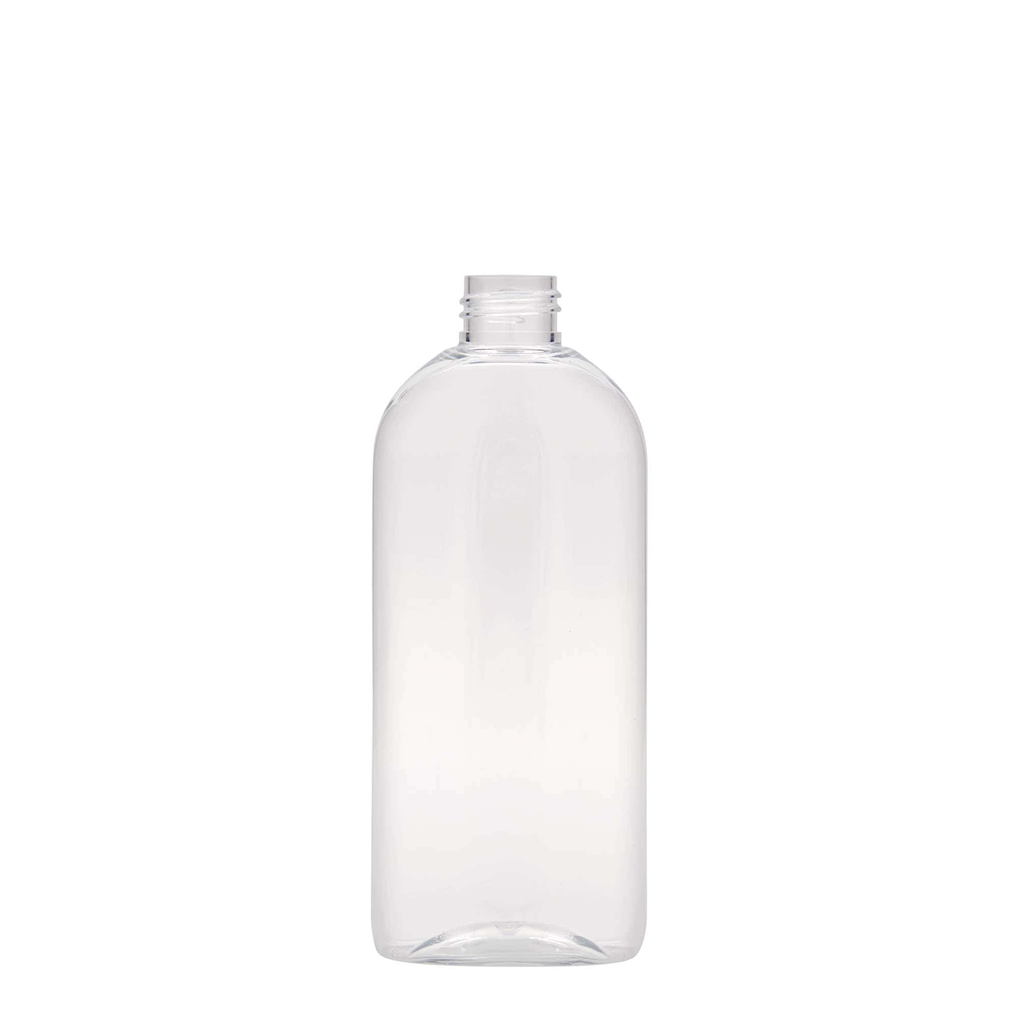 250 ml-es PET-palack 'Iris', ovális, műanyag, szájnyílás: GPI 24/410