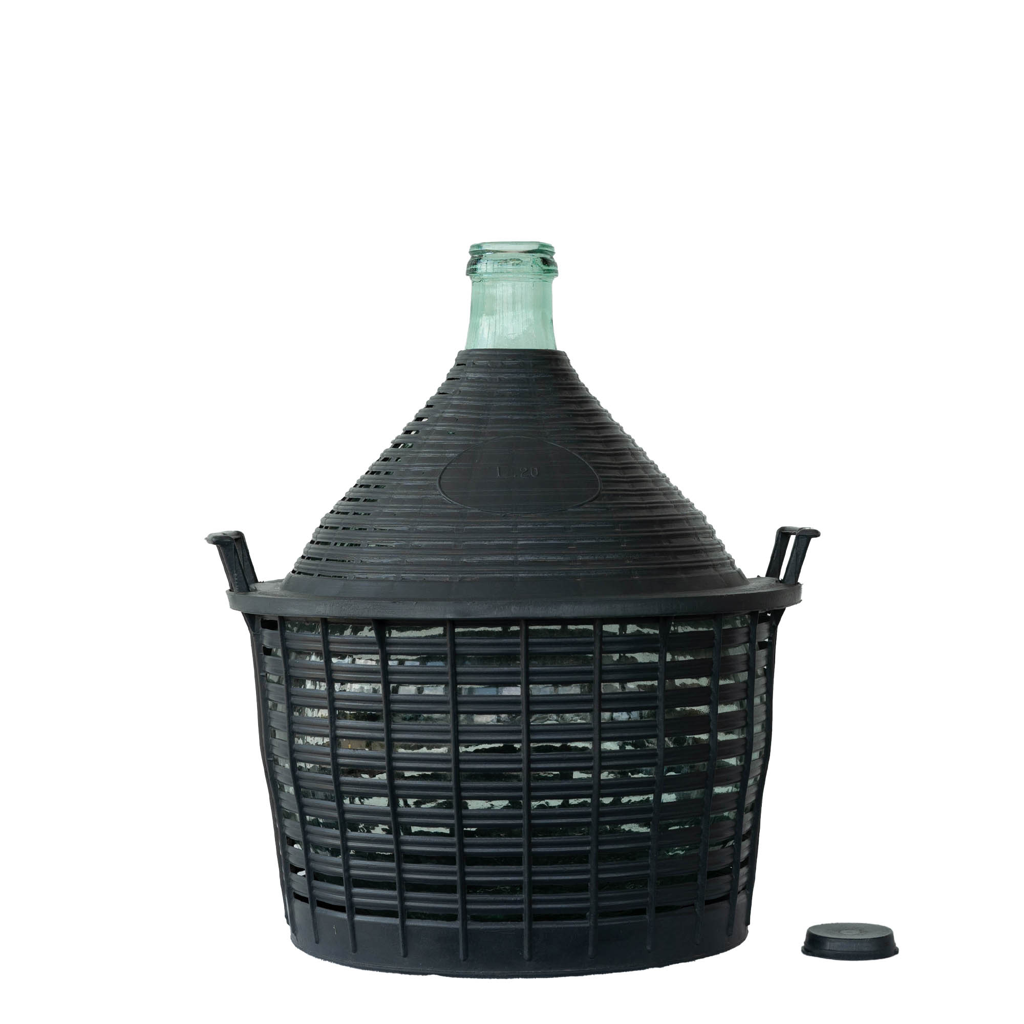 20 l ballonpalack keskeny nyakkal, üveg, nyílás: fedéllel ellátott száj 20 l ballonpalack keskeny nyakkal, üveg, nyílás: fedéllel ellátott száj