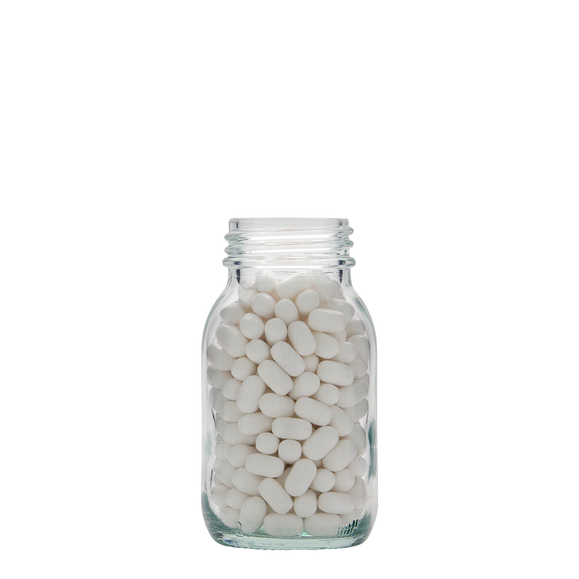 125 ml széles szájú üveg, nyílás: DIN 40 125 ml széles szájú üveg, nyílás: DIN 40