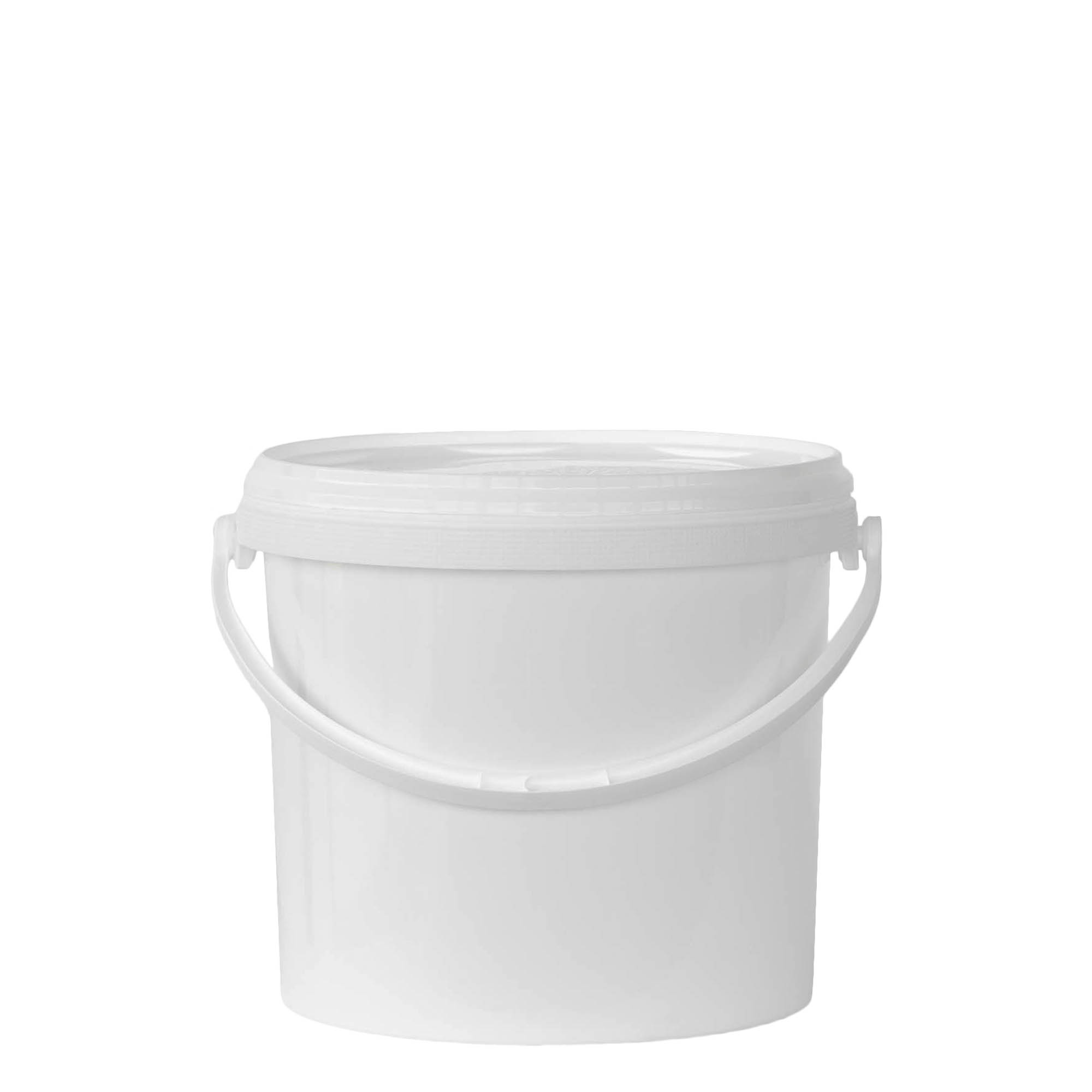 5 l vödör, PP-műanyag, fehér 5 l vödör, PP-műanyag, fehér