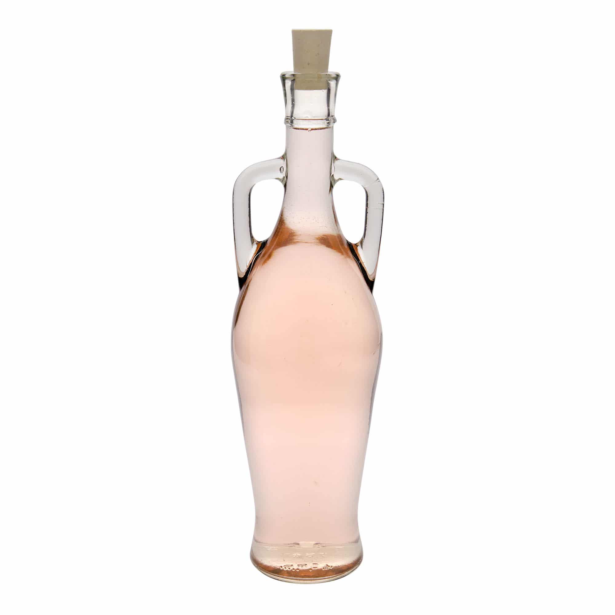 750 ml-es üvegpalack 'Amphore', szájnyílás: parafadugó